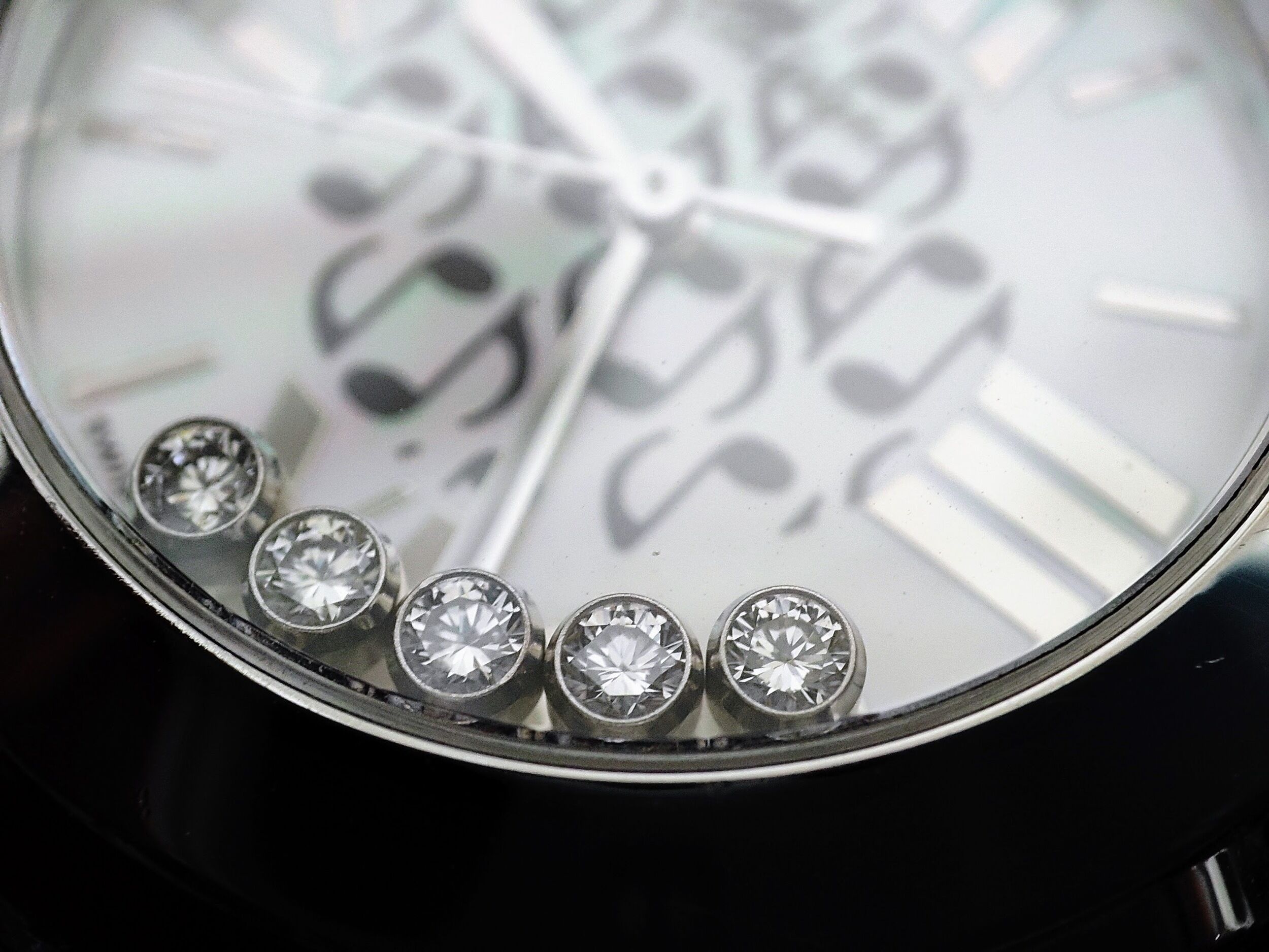 蕭邦 CHOPARD 限量音符 五十周年 音樂家系列 珍珠母貝面盤 錶徑30mm 石英機芯~原廠盒單 5