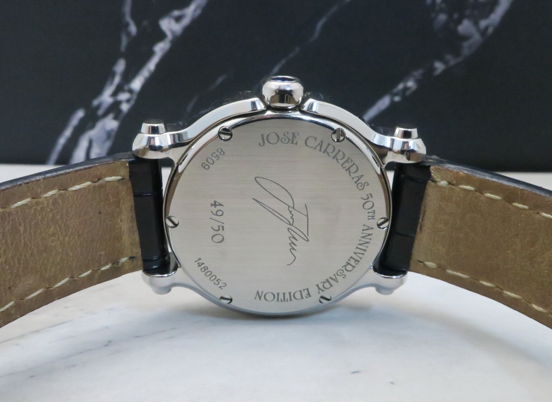 蕭邦 CHOPARD 限量音符 五十周年 音樂家系列 珍珠母貝面盤 錶徑30mm 石英機芯~原廠盒單 9