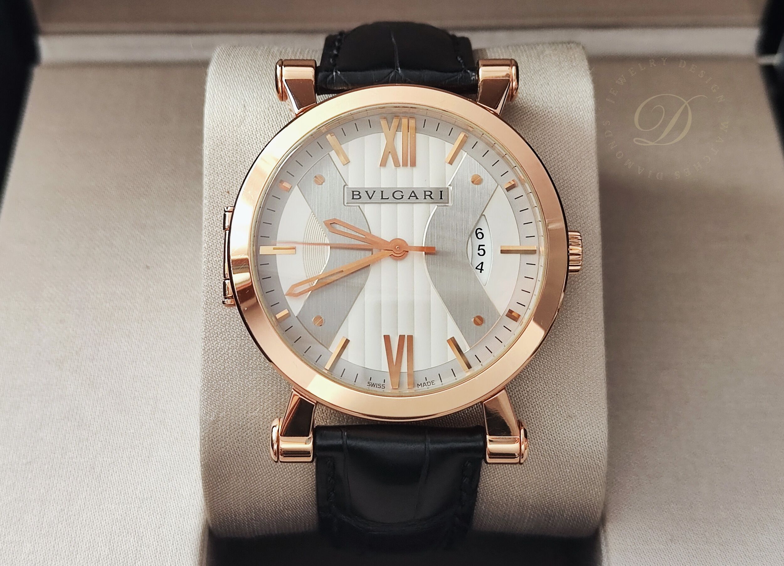 寶格麗 Sotirio Bulgari 125週年紀念款 玫瑰金 大錶徑42mm 自動上鍊~原廠盒單 全球限量