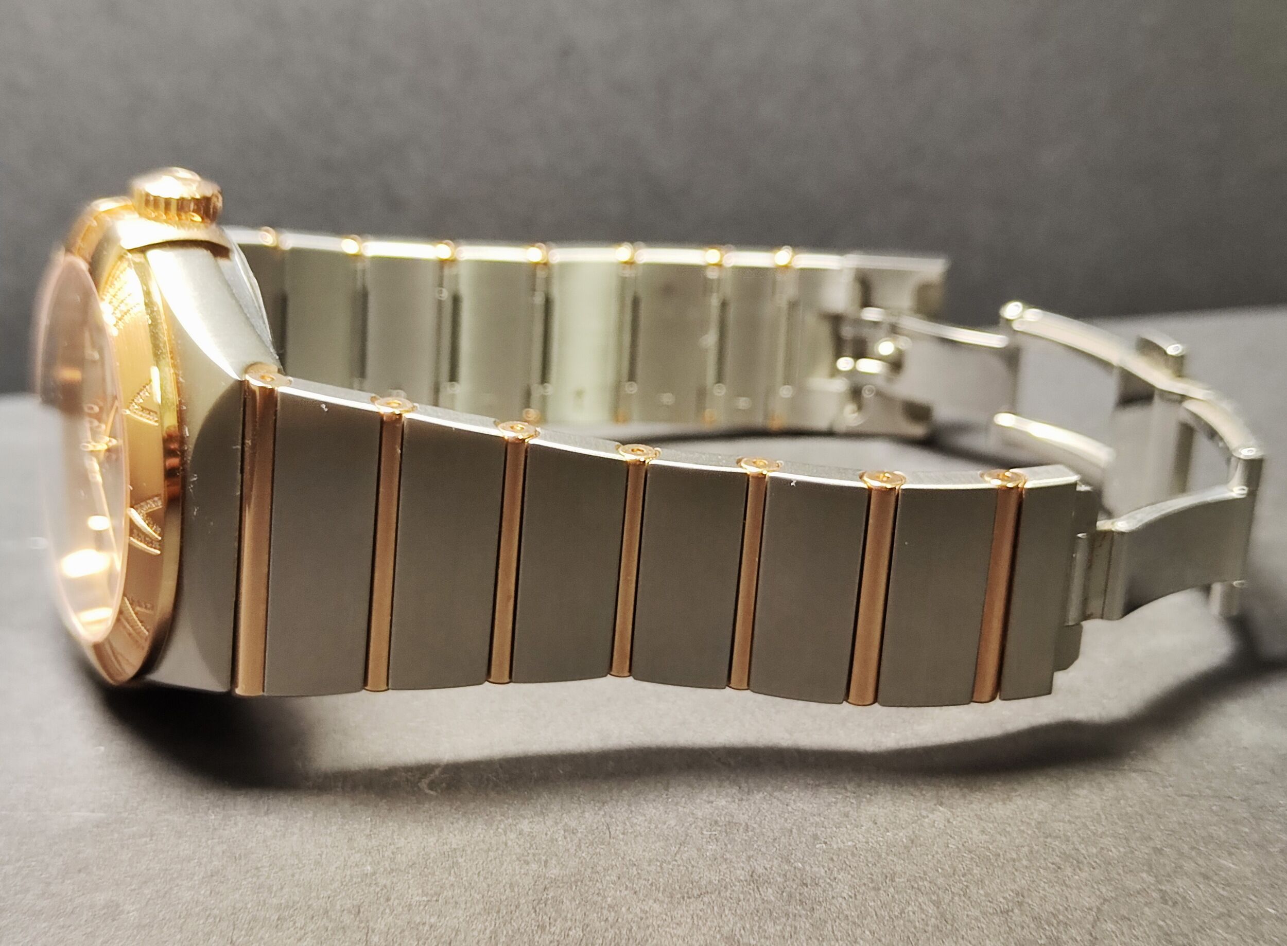 OMEGA 星座系列 雙鷹 原鑲鑽圈 半玫瑰金 錶徑38mm 自動上鍊 Double Eagle~原廠盒單 8