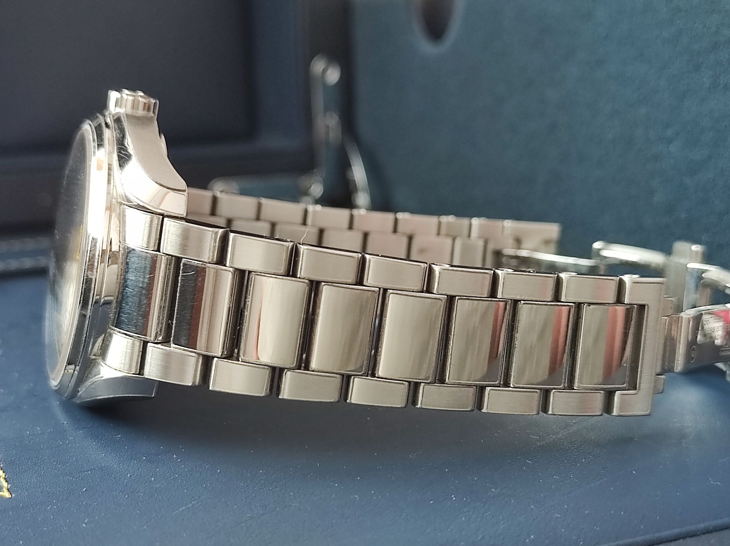 OMEGA 海馬 Aqua Terra 詹姆斯龐德 007限量款 大錶徑41.5mm 原廠鋼帶+原廠編織帶 抗磁錶殼~原廠盒單 龐德徽章 7