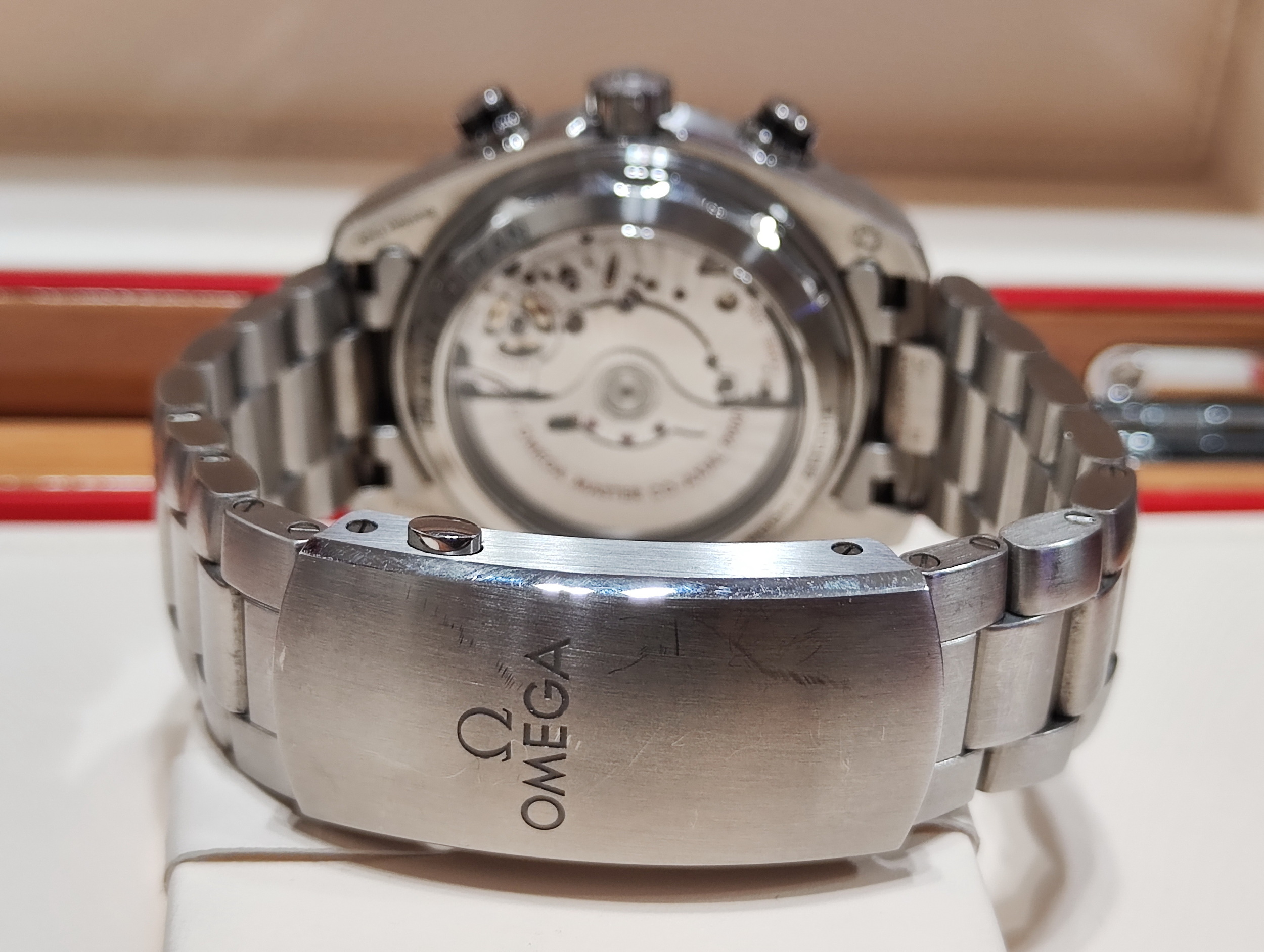 OMEGA 大海馬 Planet Ocean 600米 大錶徑45.5mm 自動上鍊 計時功能 橘海馬~原廠盒單 8