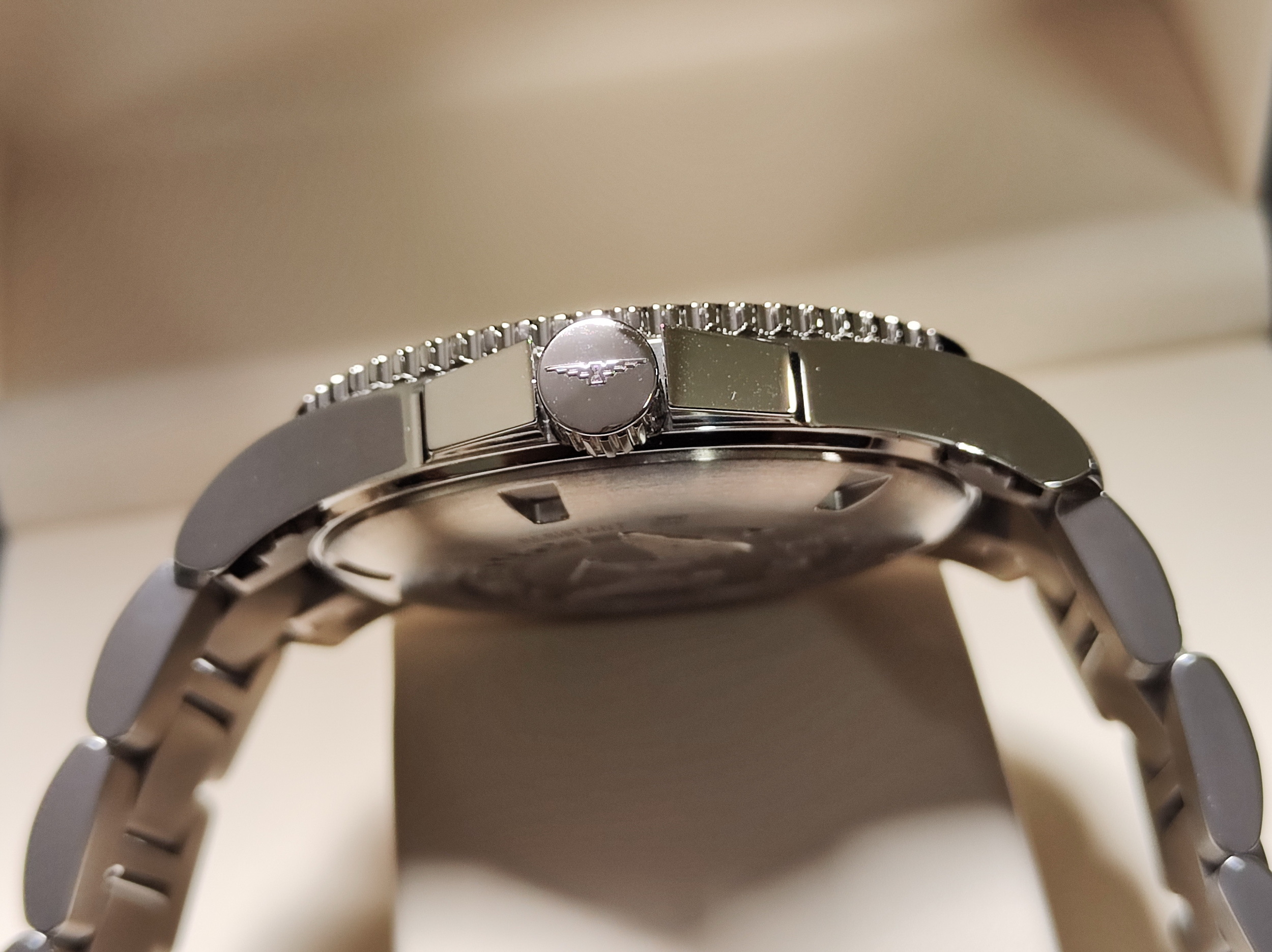 浪琴 近新品 深海征服者 大錶徑44mm 藍色鋁圈 藍色面盤 自動上鍊 浪鬼 水鬼~原廠盒單 2025AD 4