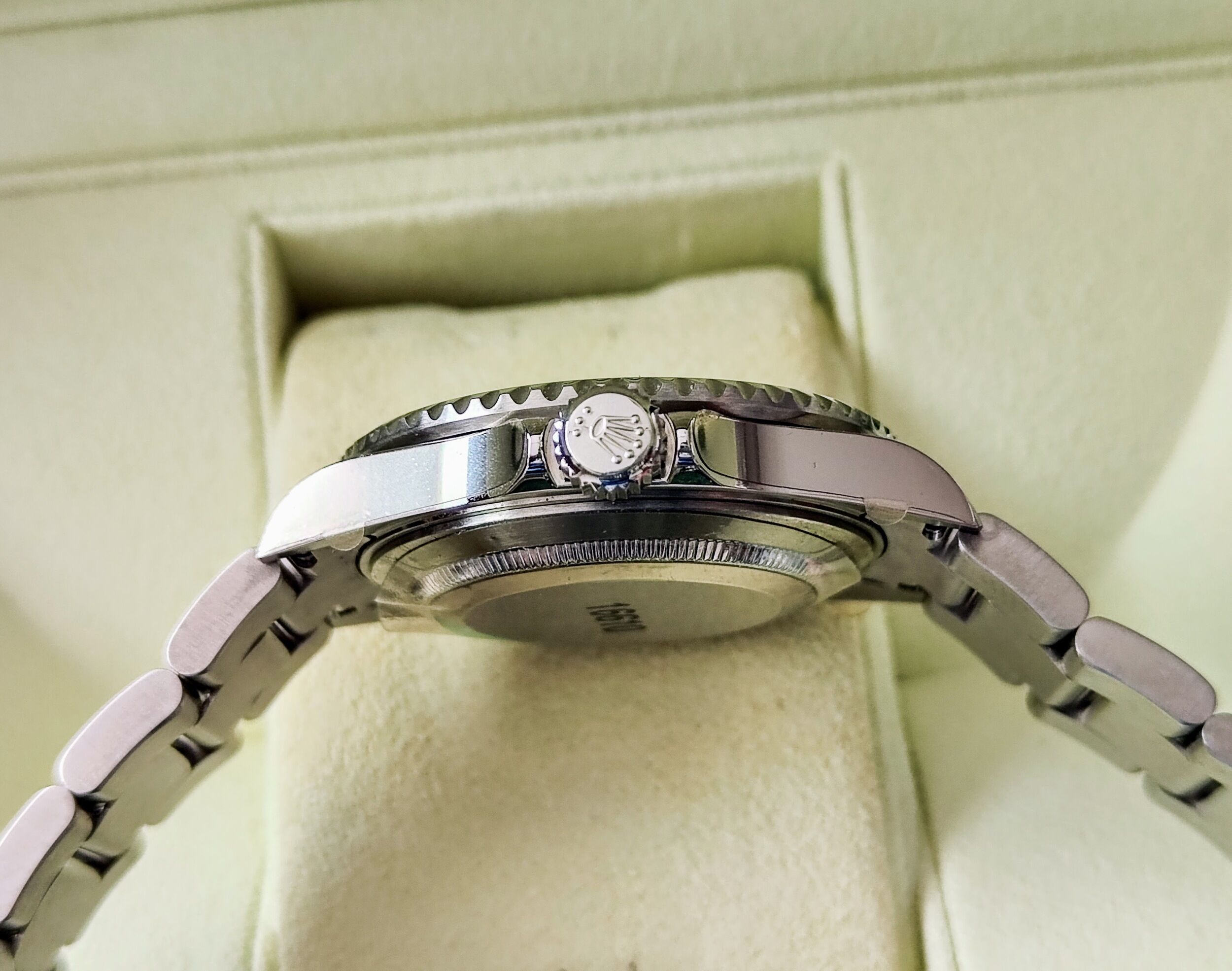 勞力士 全新 16610LV 綠水鬼 50週年紀念 錶徑40mm 自動上鍊 一代綠~原廠盒單 難得釋品 16610 2
