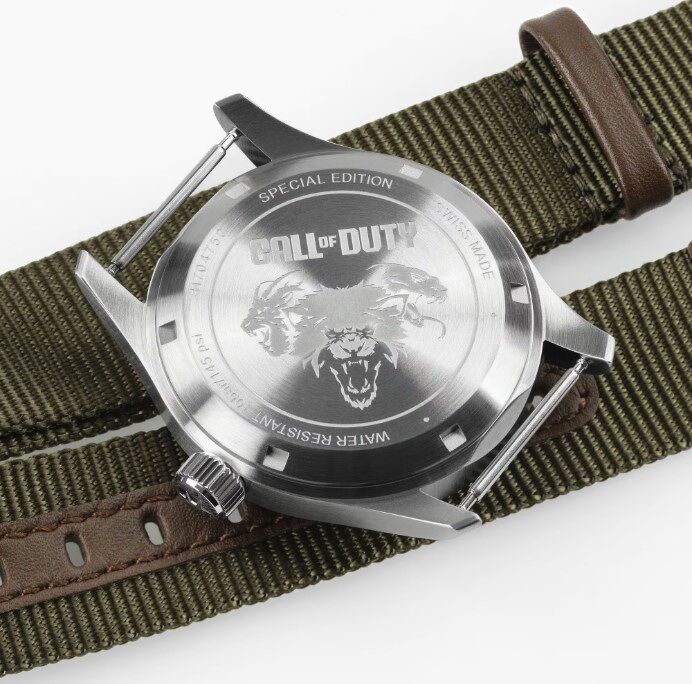 漢米爾頓 全新 卡其野戰《決勝時刻》限量版 錶徑38mm 自動上鍊 Call of Duty~原廠盒單 2026AD 4