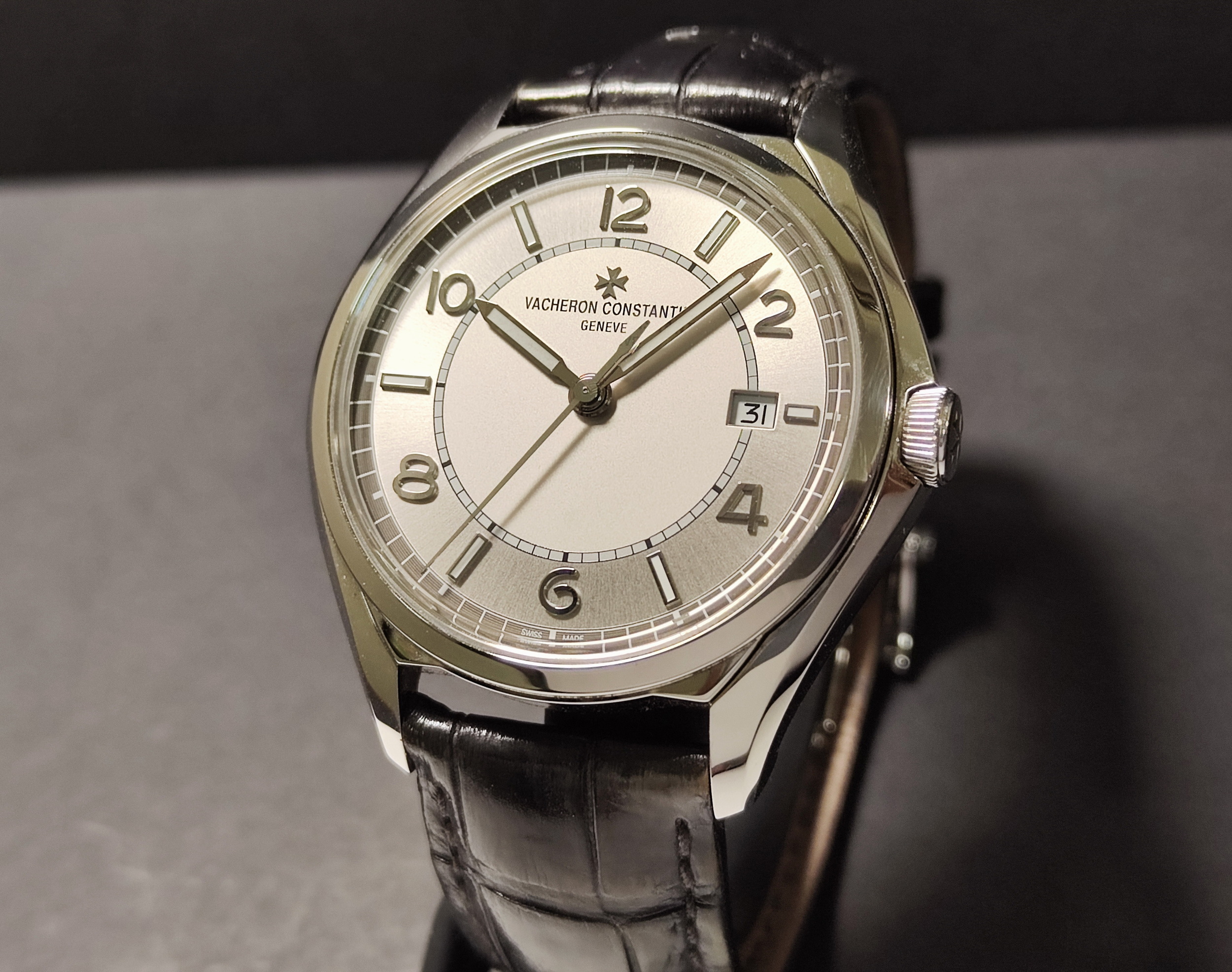 江詩丹頓 Fiftysix 4600E 銀色面盤 錶徑40mm 自動上鍊 VC~原廠盒單 2019 2
