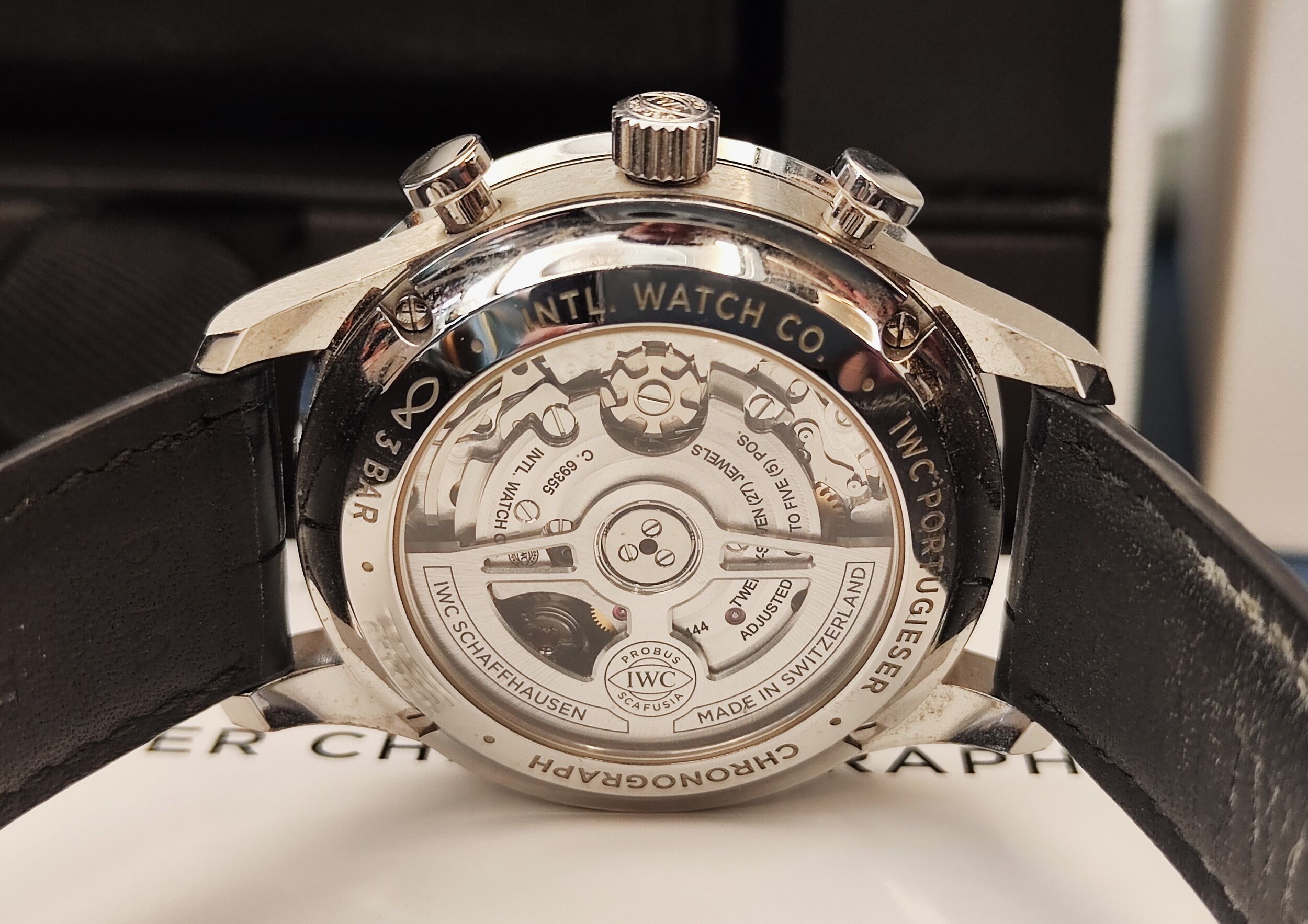 萬國 IWC 葡萄牙系列 白色面盤 大錶徑41mm 自動上鍊 計時功能 Portofino~原廠盒單 2025 5