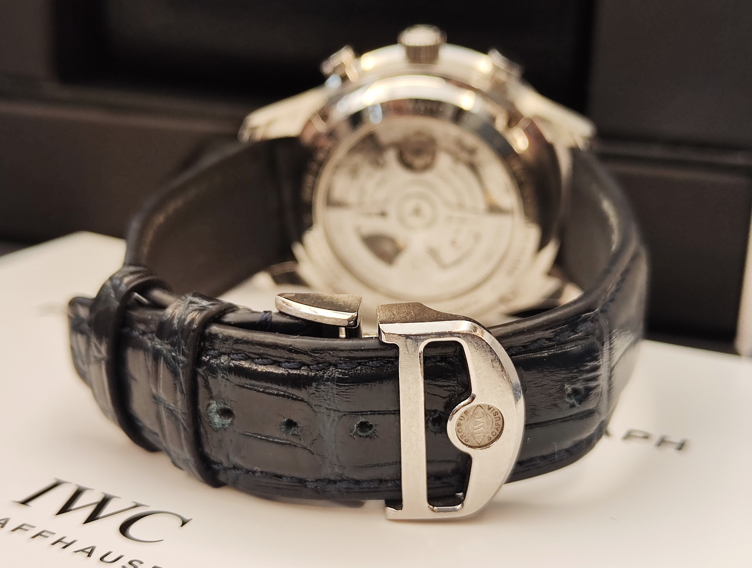 萬國 IWC 葡萄牙系列 白色面盤 大錶徑41mm 自動上鍊 計時功能 Portofino~原廠盒單 2025 6