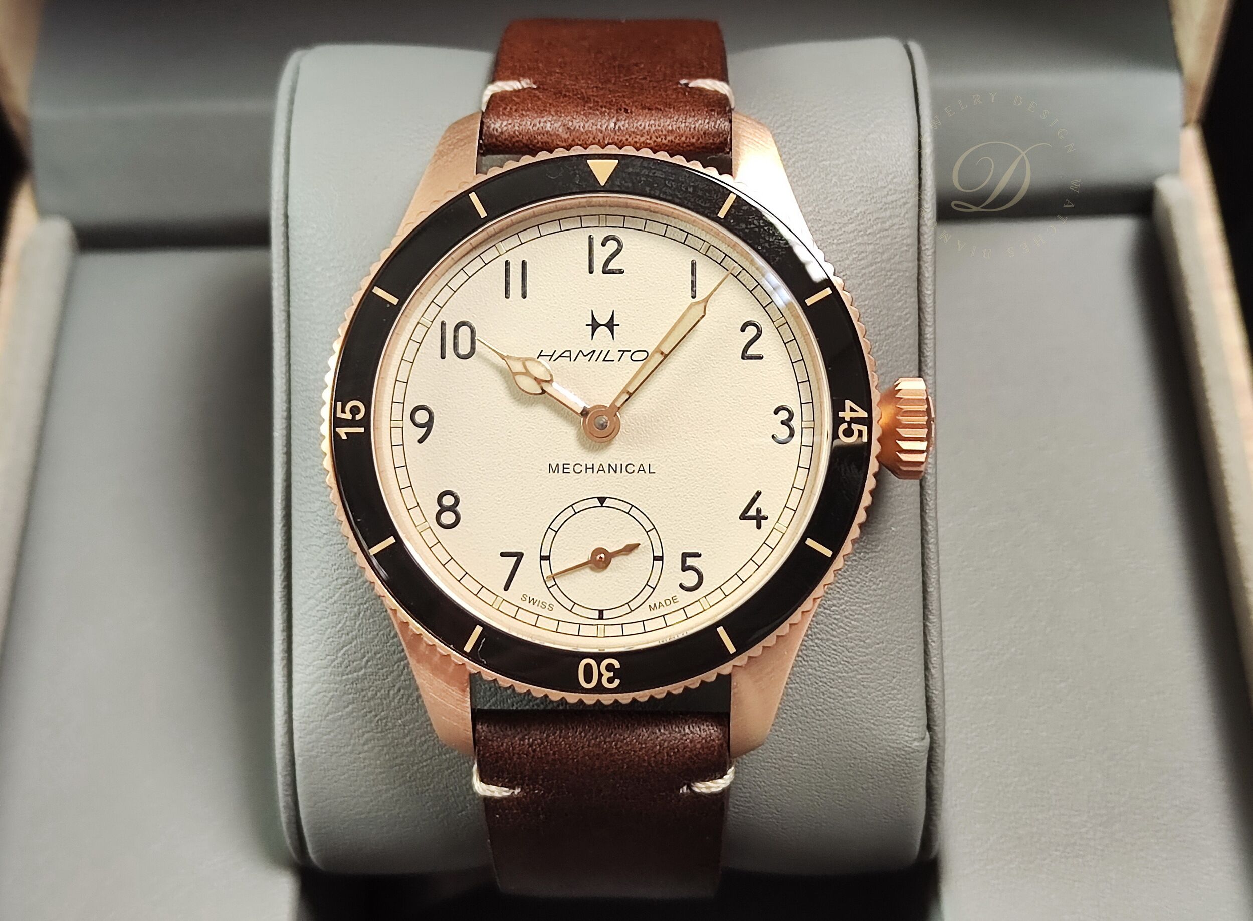漢米爾頓 全新 卡其航空 Pioneer 青銅錶殼 大錶徑43mm 手動上鍊 BRONZE~原廠盒單 2026AD