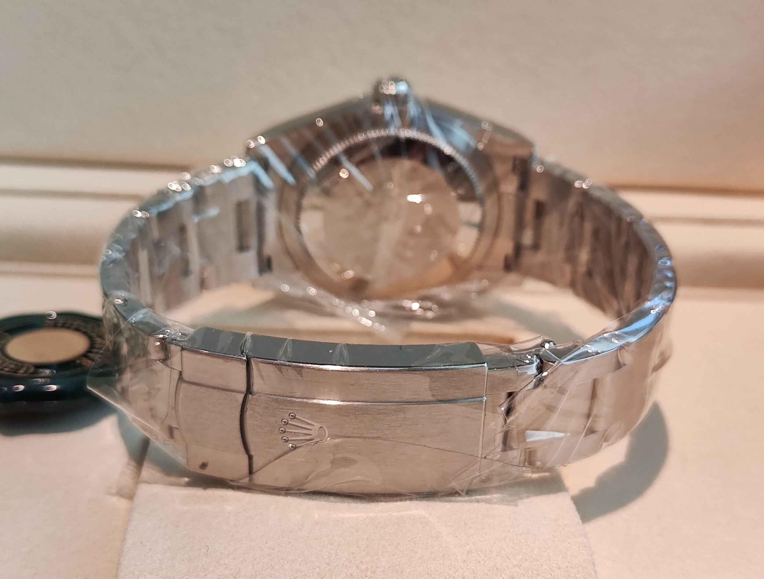 勞力士 全新 124200 薰衣草紫色面盤 錶徑34mm 自動上鍊 粉紫面 OP~原廠盒單 2026 6