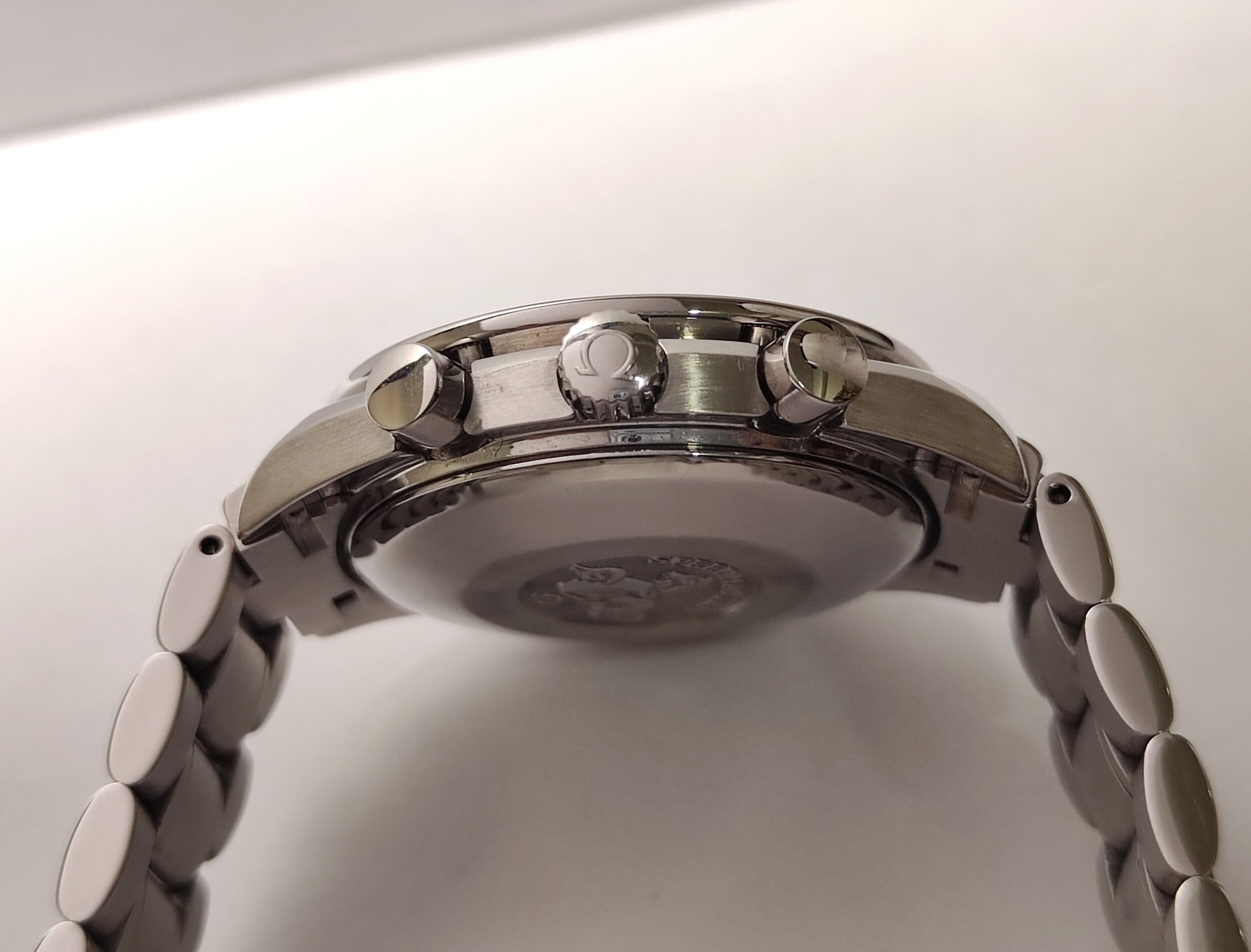 OMEGA 超霸 speedmaster 黑色面盤 錶徑39mm 自動上鍊 計時功能~原廠盒單 木村同款 3