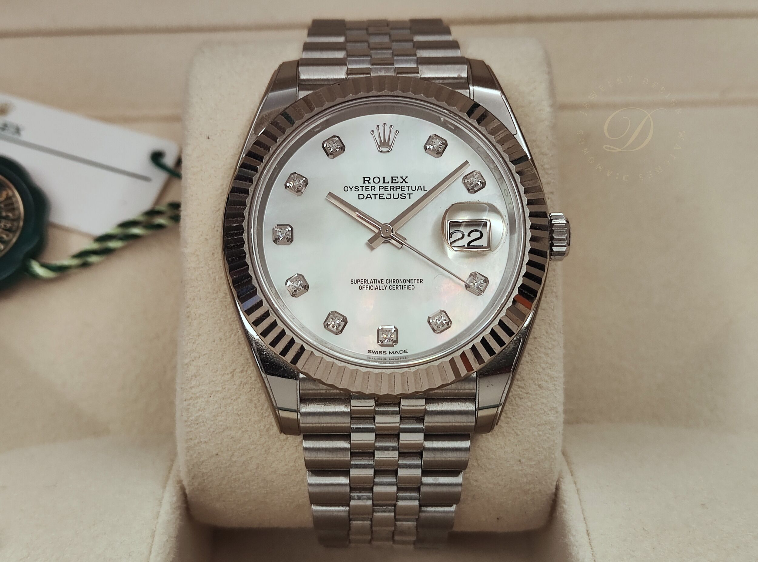勞力士 126334NG 白色貝殼面盤 大錶徑41mm 白金太陽圈 自動上鍊 datejust日誌型 126334~原廠盒單 絕版珍藏