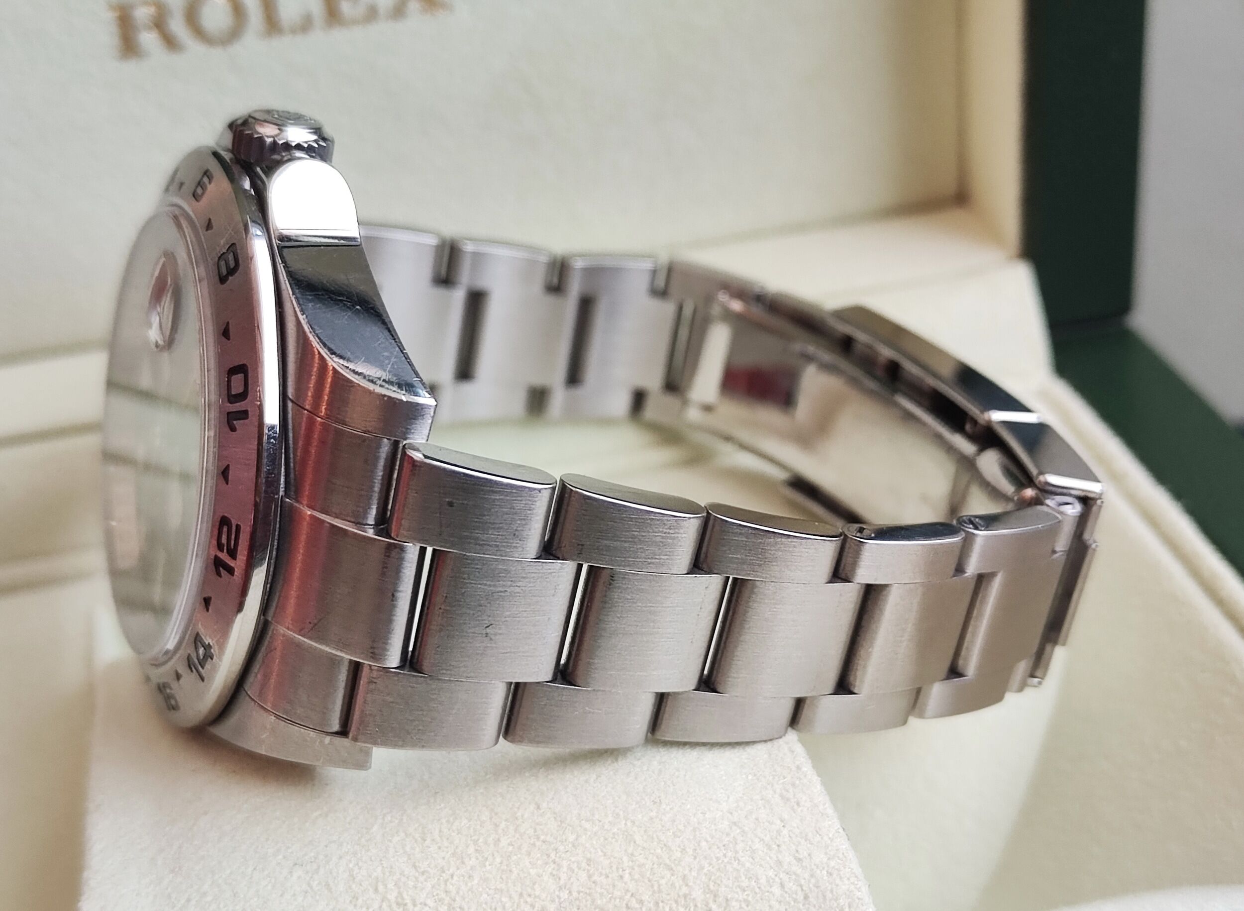 勞力士 216570 黑面 橘針 探險家二型 大錶徑42mm 黑探 GMT 兩地時間 探二~原廠盒單 國內AD 6