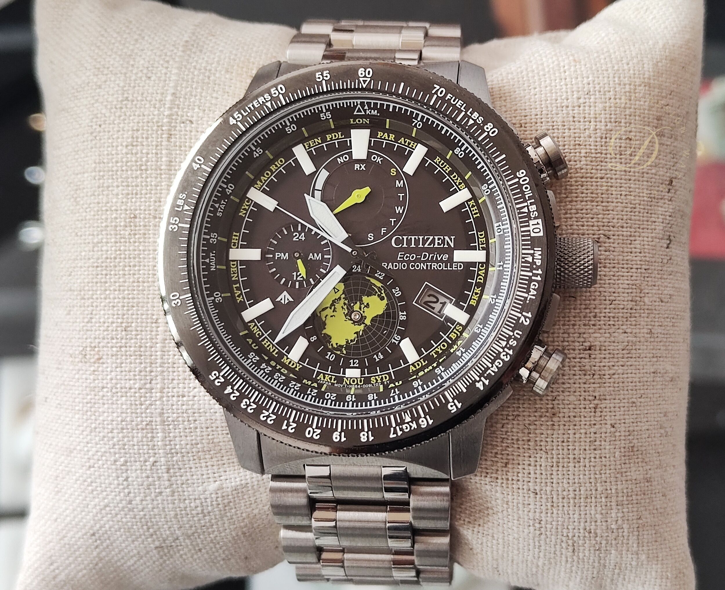 星辰 CITIZEN 光動能 大錶徑46mm 電波對時 世界時區 萬年曆 多功能~原廠盒單 2025AD