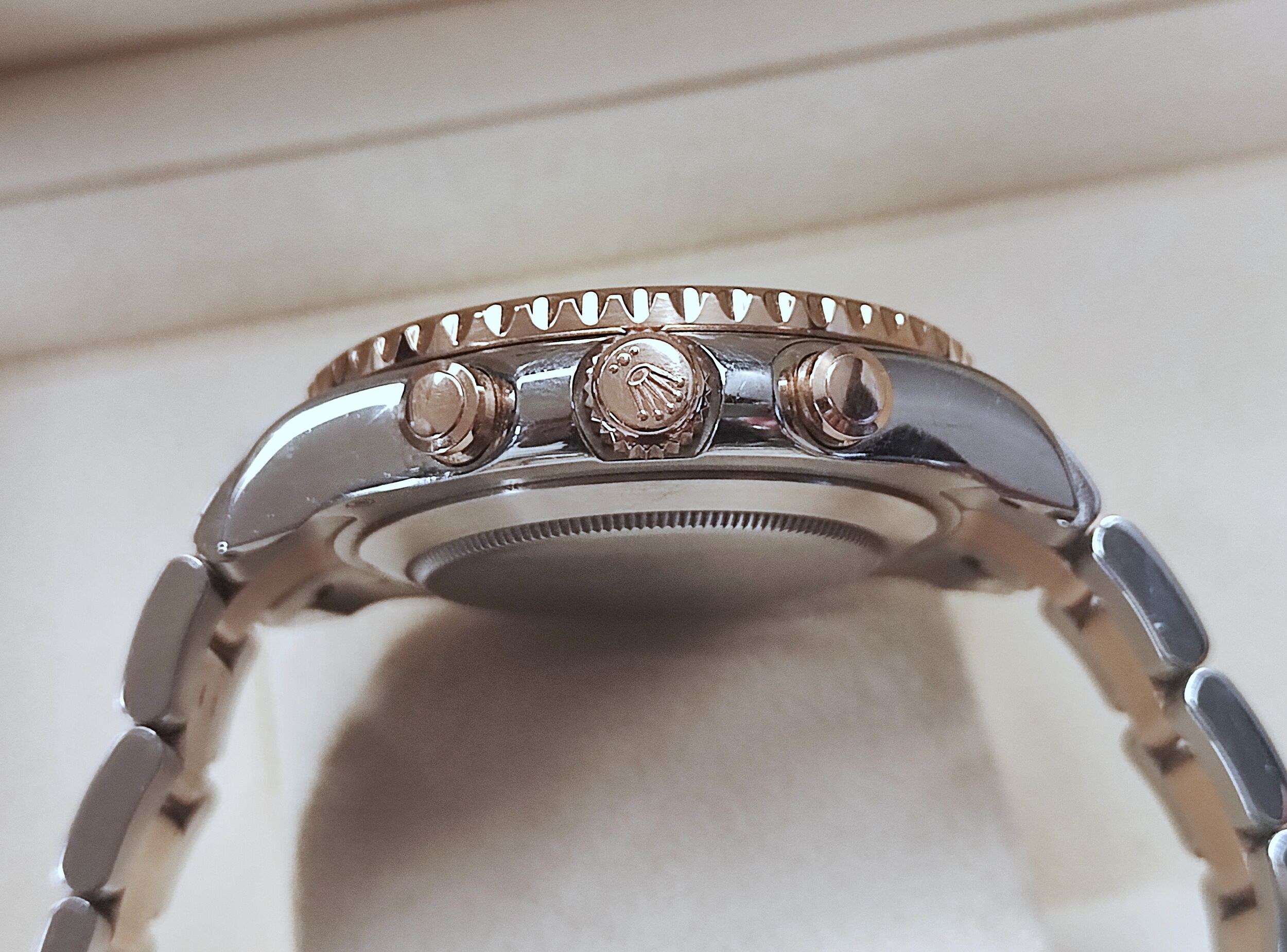勞力士 116681 半金 玫瑰金 遊艇名仕 Yacht-master 大錶徑44mm 新款賓士針 帆船盃 倒數計時 自動上鍊~原廠盒單 2018 4