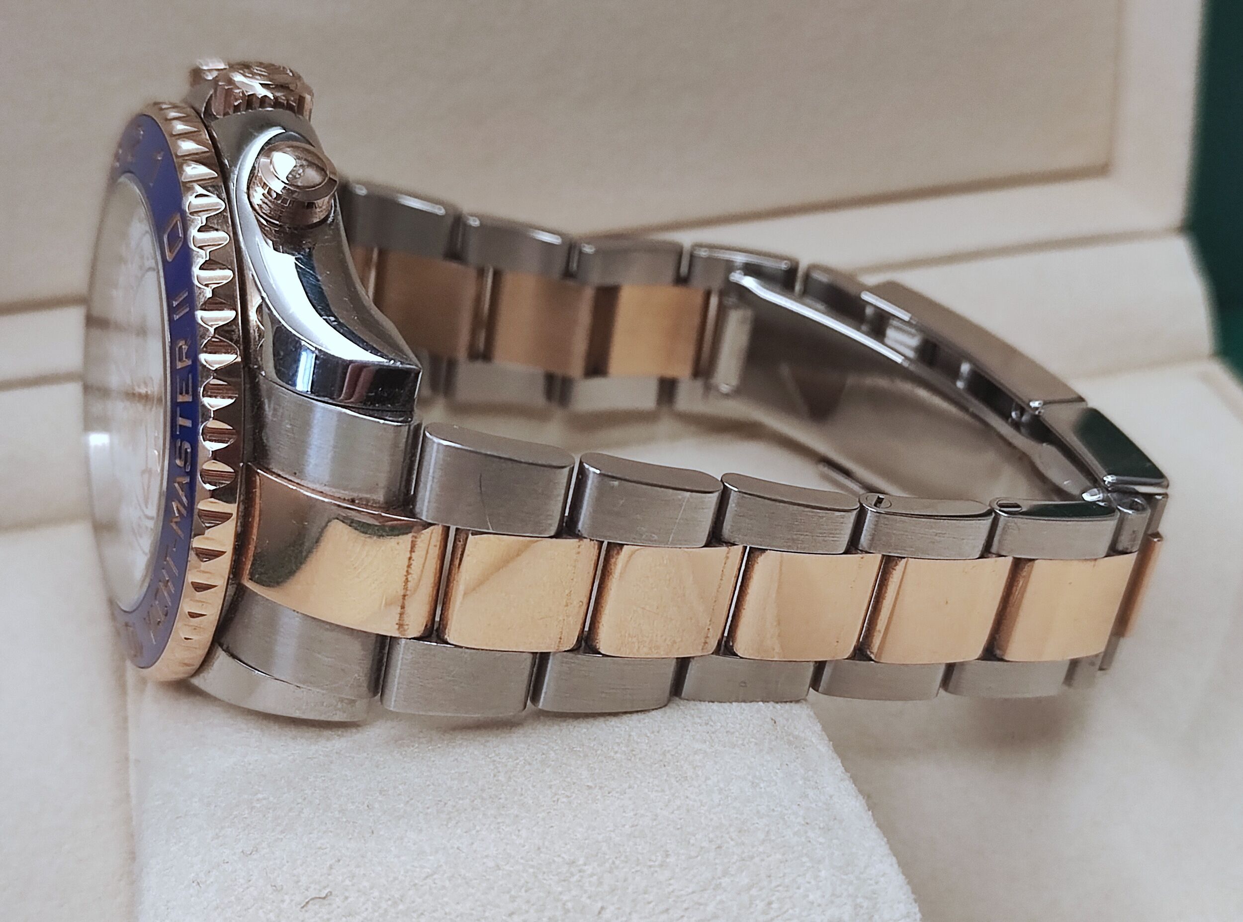 勞力士 116681 半金 玫瑰金 遊艇名仕 Yacht-master 大錶徑44mm 新款賓士針 帆船盃 倒數計時 自動上鍊~原廠盒單 2018 6