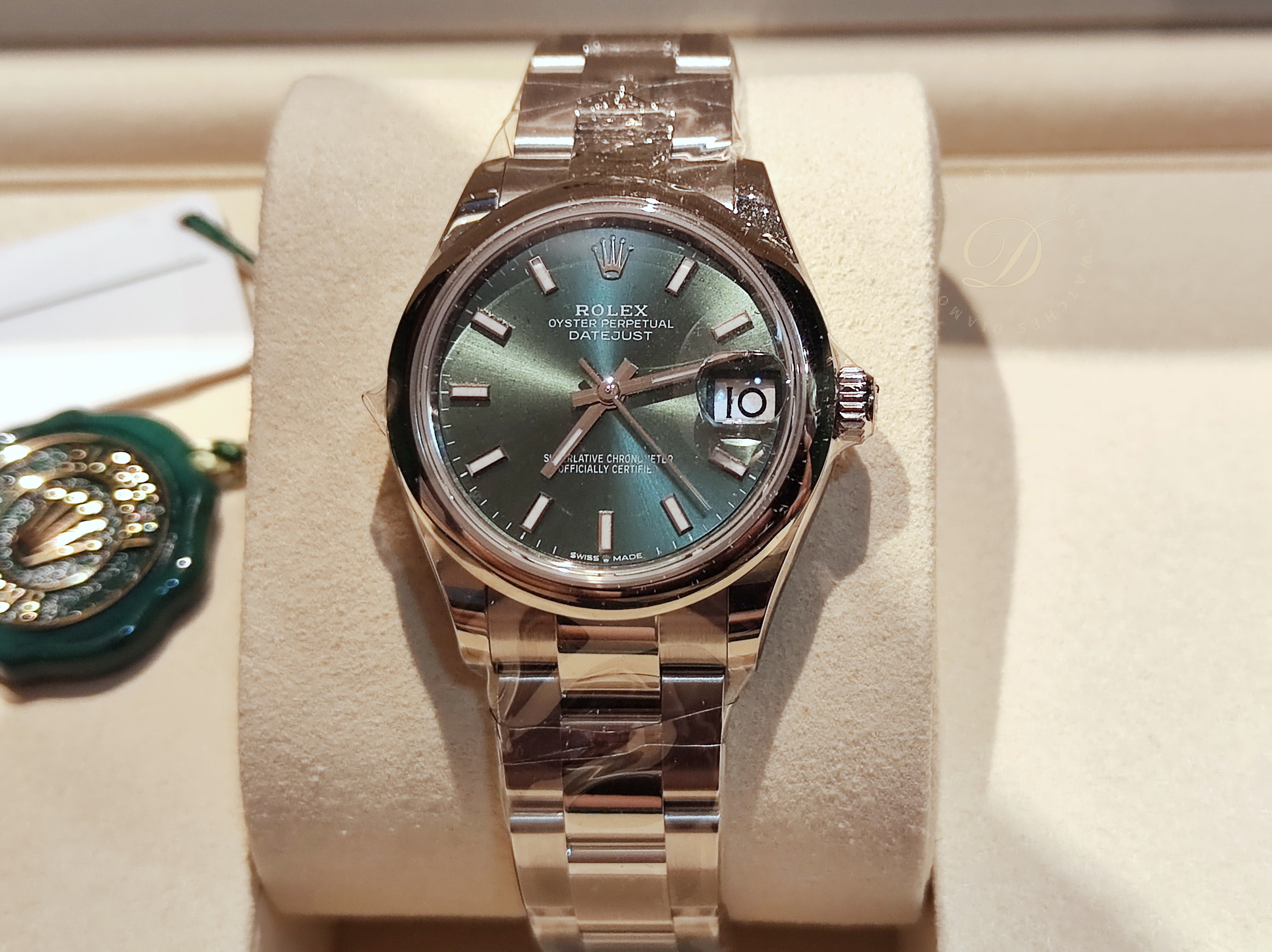 勞力士 全新 278240 薄荷綠色面盤 錶徑31mm 自動上鍊 Datejust 橄欖綠~原廠盒單 2026