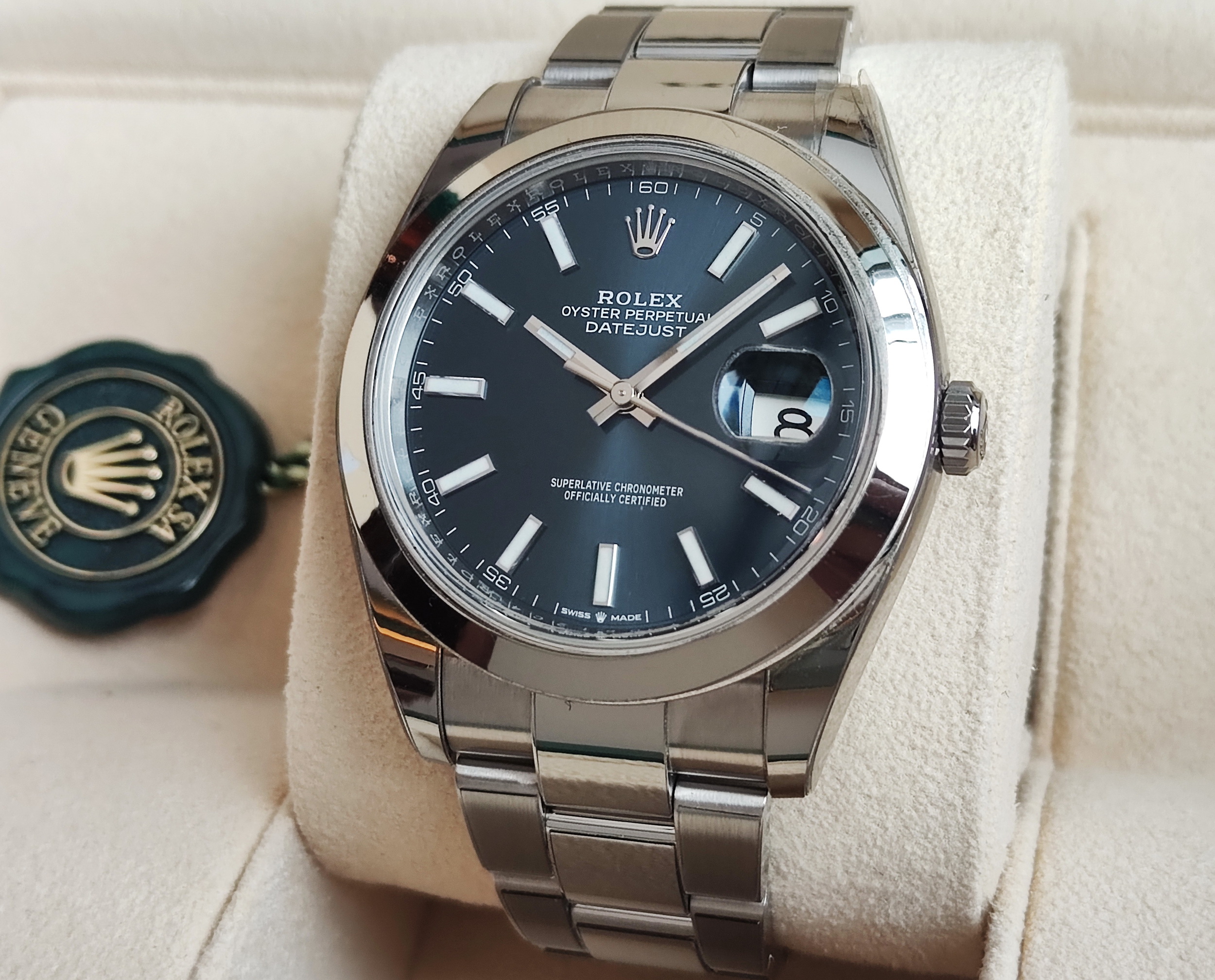勞力士 126300 藍色面盤 大錶徑41mm 自動上鍊 Datejust~原廠盒單 2022 2