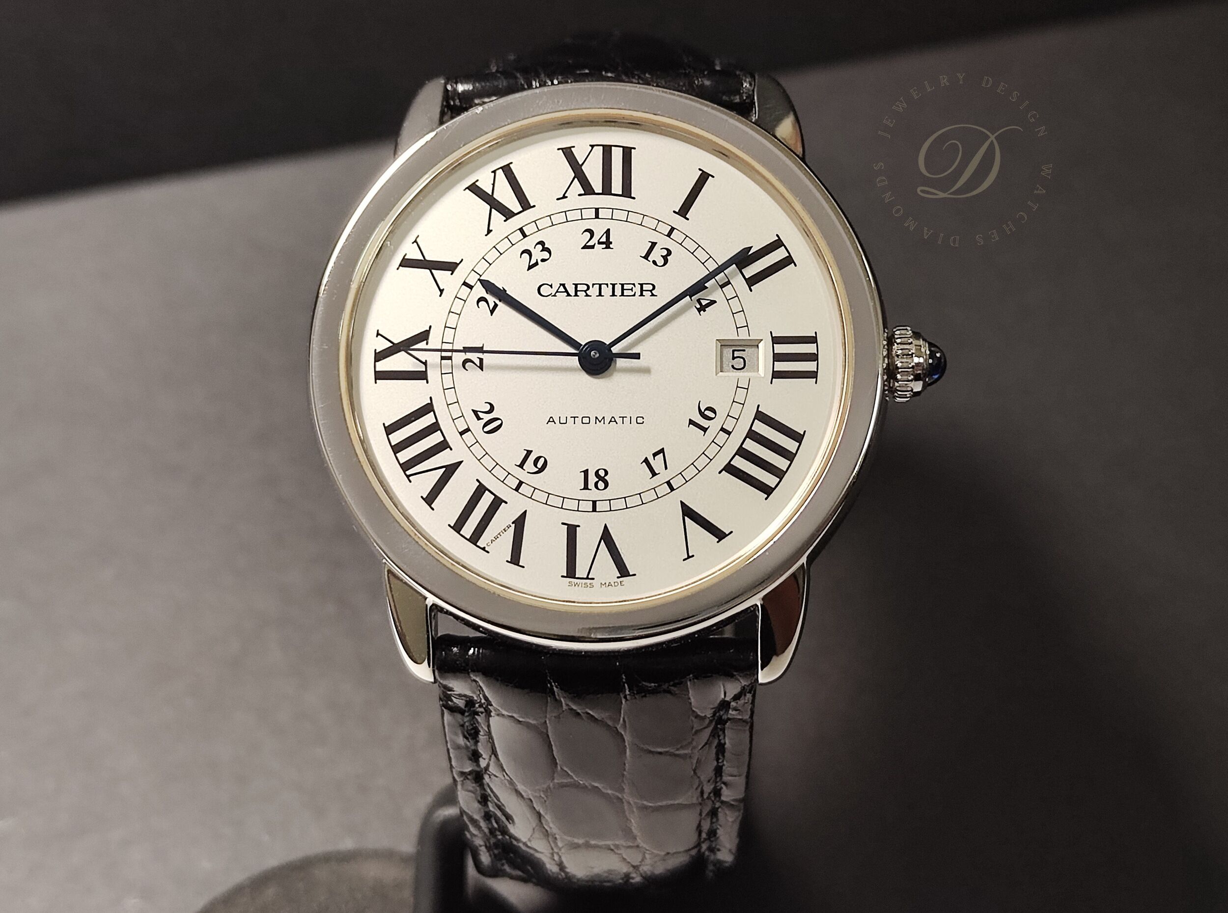 CARTIER 卡地亞 Ronde Solo 大錶徑42mm 自動上鍊 羅馬數字 坦克系列 tank可參考~原廠盒單