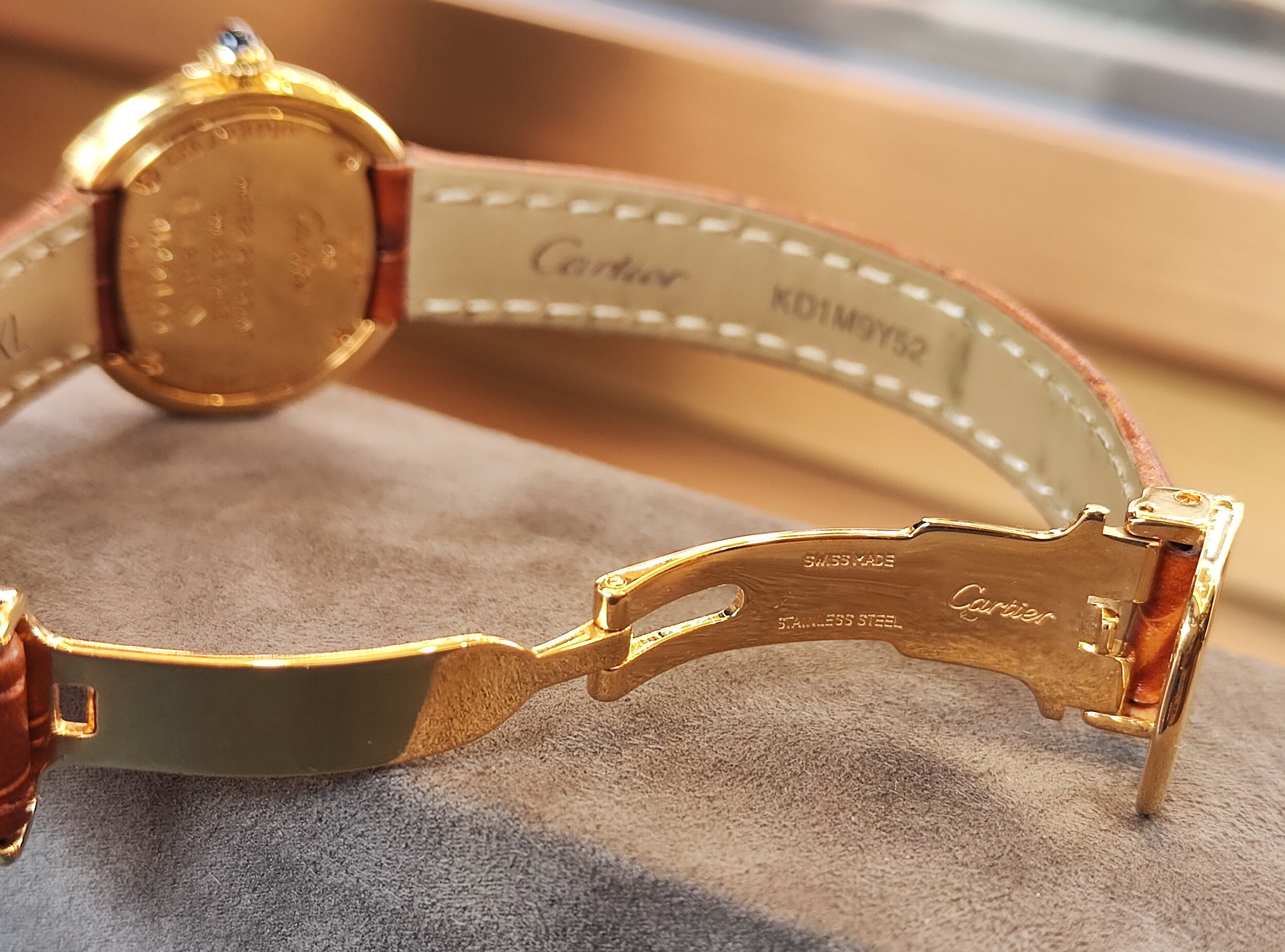 CARTIER 卡地亞 Trinity 2735 錶徑26mm 三環錶 銀包金 石英機芯 經典錶款 5