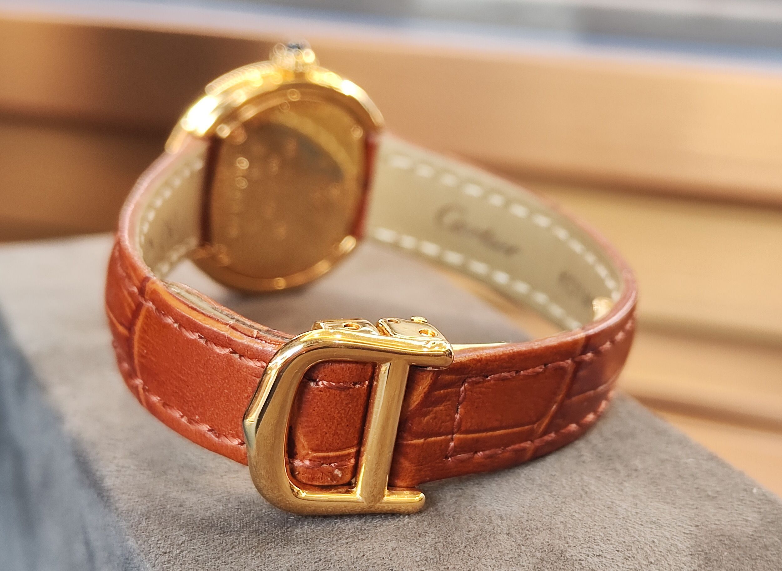 CARTIER 卡地亞 Trinity 2735 錶徑26mm 三環錶 銀包金 石英機芯 經典錶款 6