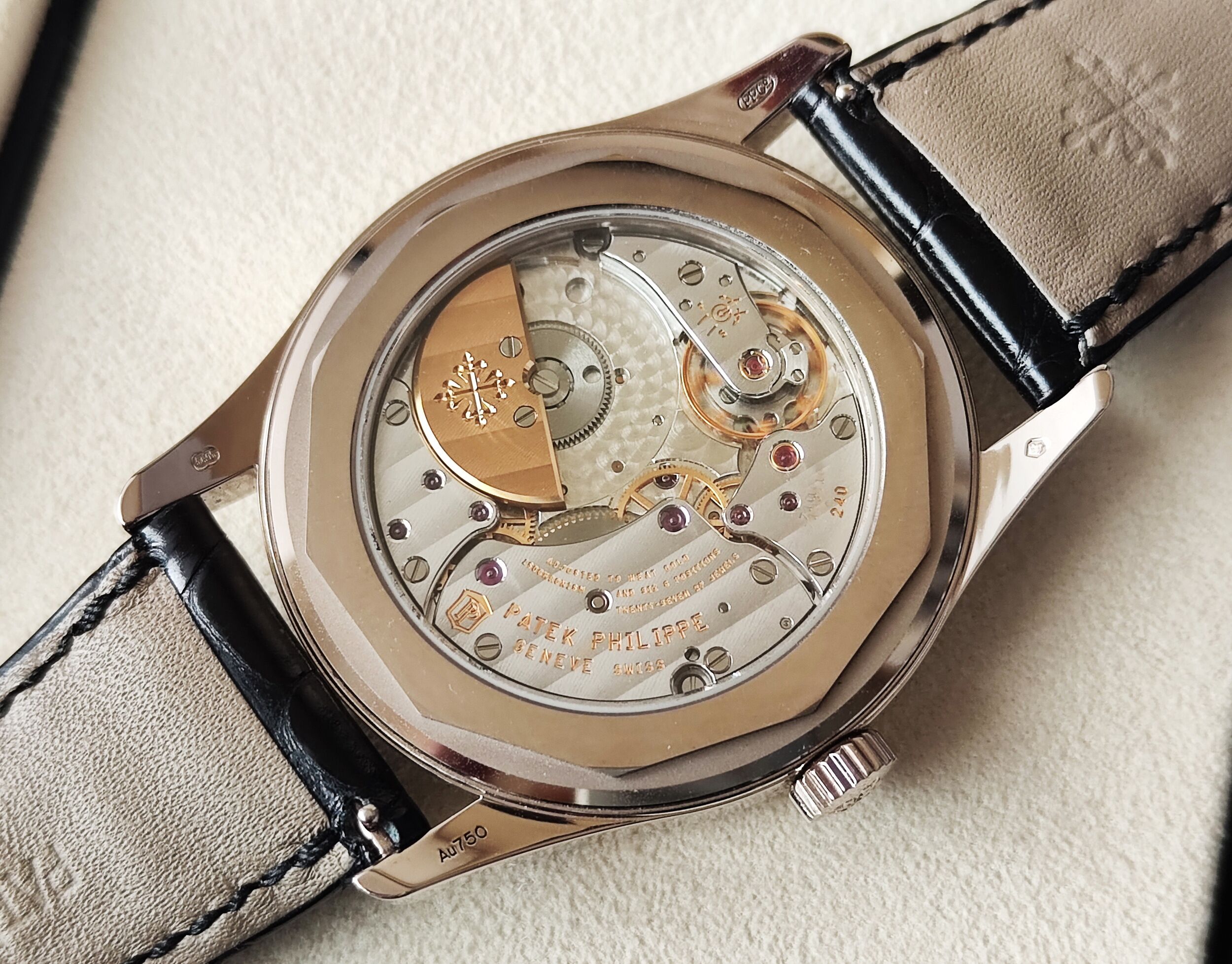 PP 百達翡麗 6006G-001 錶徑39mm 白金錶殼 自動上鍊PP印記~原廠盒單 6006 7