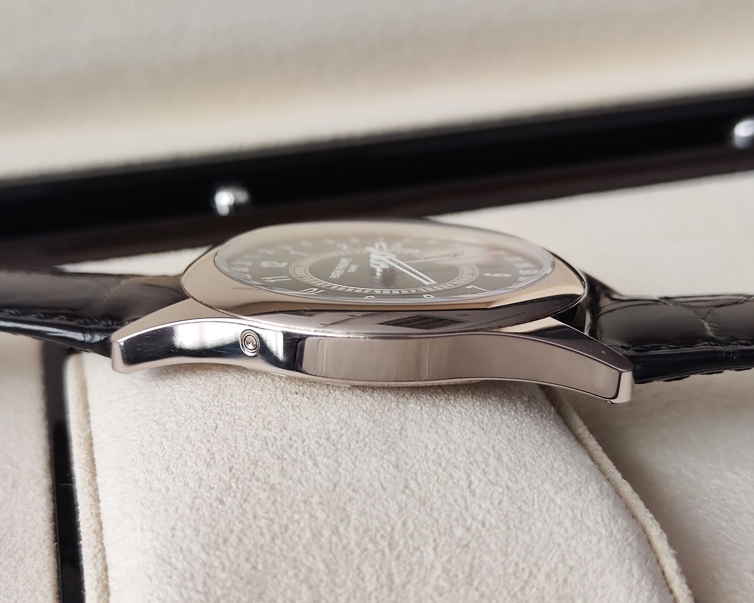 PP 百達翡麗 6006G-001 錶徑39mm 白金錶殼 自動上鍊PP印記~原廠盒單 6006 9