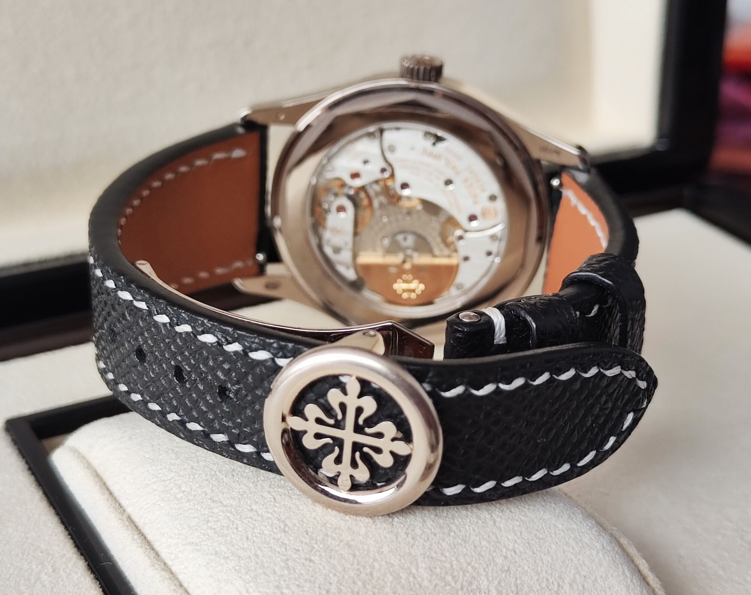 PP 百達翡麗 6006G-001 錶徑39mm 白金錶殼 自動上鍊PP印記~原廠盒單 6006 11
