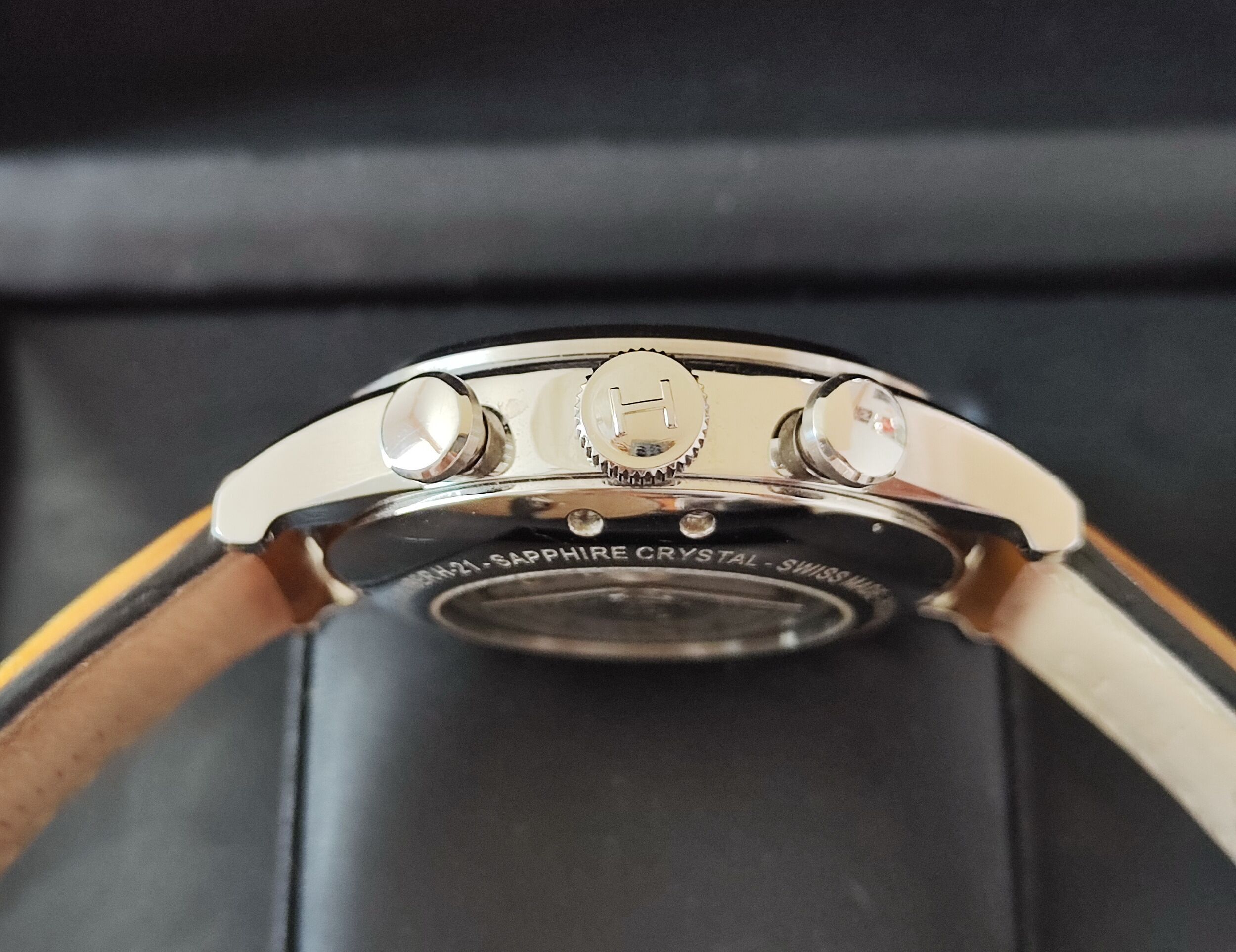 漢米爾頓 美國經典系列 大錶徑42mm 自動上鍊 金色指針 計時功能 Spirit of Liberty~原廠錶盒 4