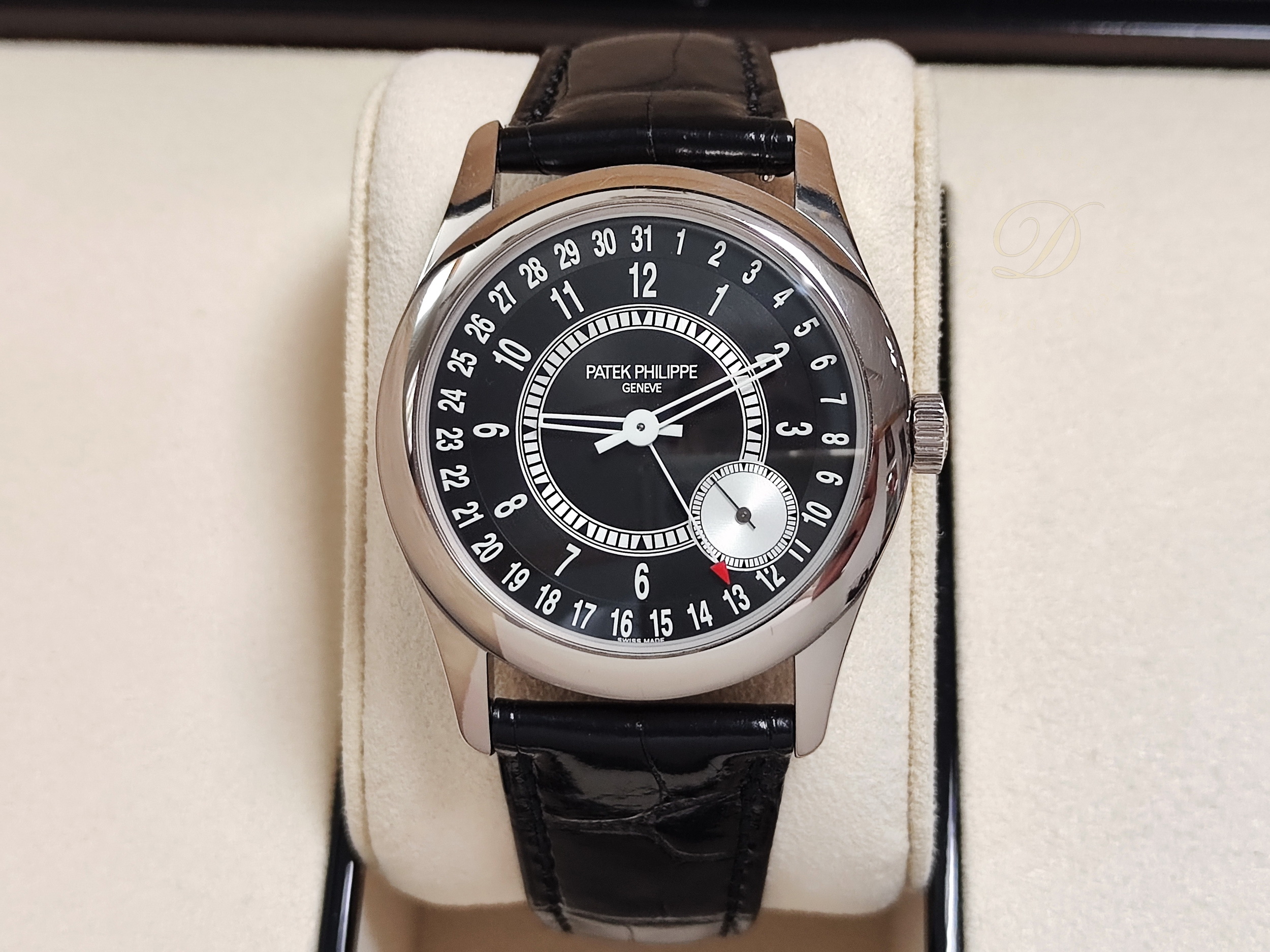 PP 百達翡麗 6006G-001 錶徑39mm 白金錶殼 自動上鍊PP印記~原廠盒單 6006