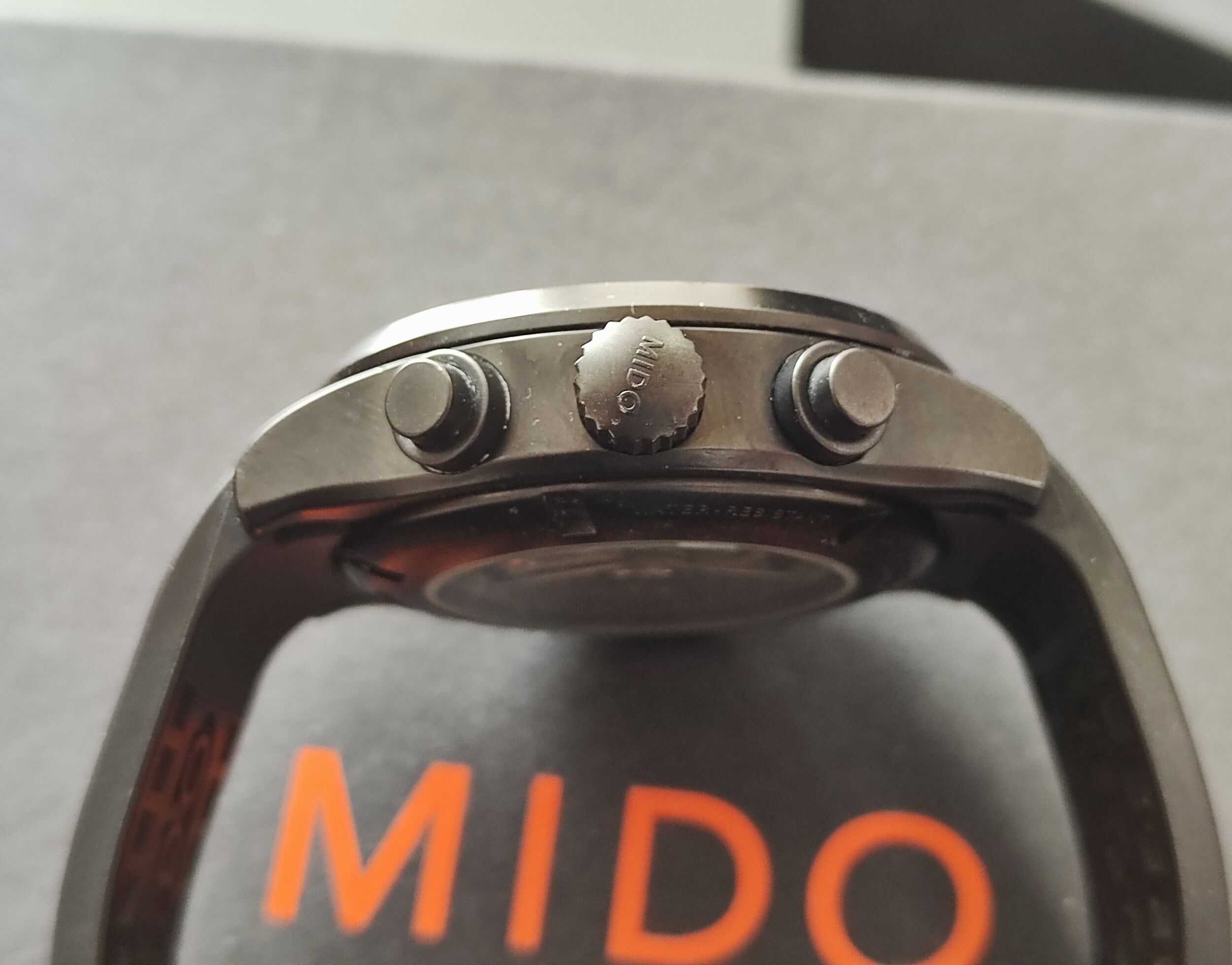MIDO 美度 MULTIFORT 先鋒系列 大錶徑44mm 鍍黑錶殼 自動上鍊 計時功能~原廠盒單 國內AD 4