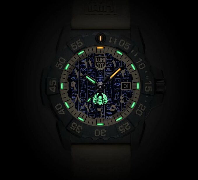 雷明時Luminox x Crown & Hour 全新 古埃及限定版 大錶徑45mm 石英機芯 限量128顆~原廠盒單 2026AD 11