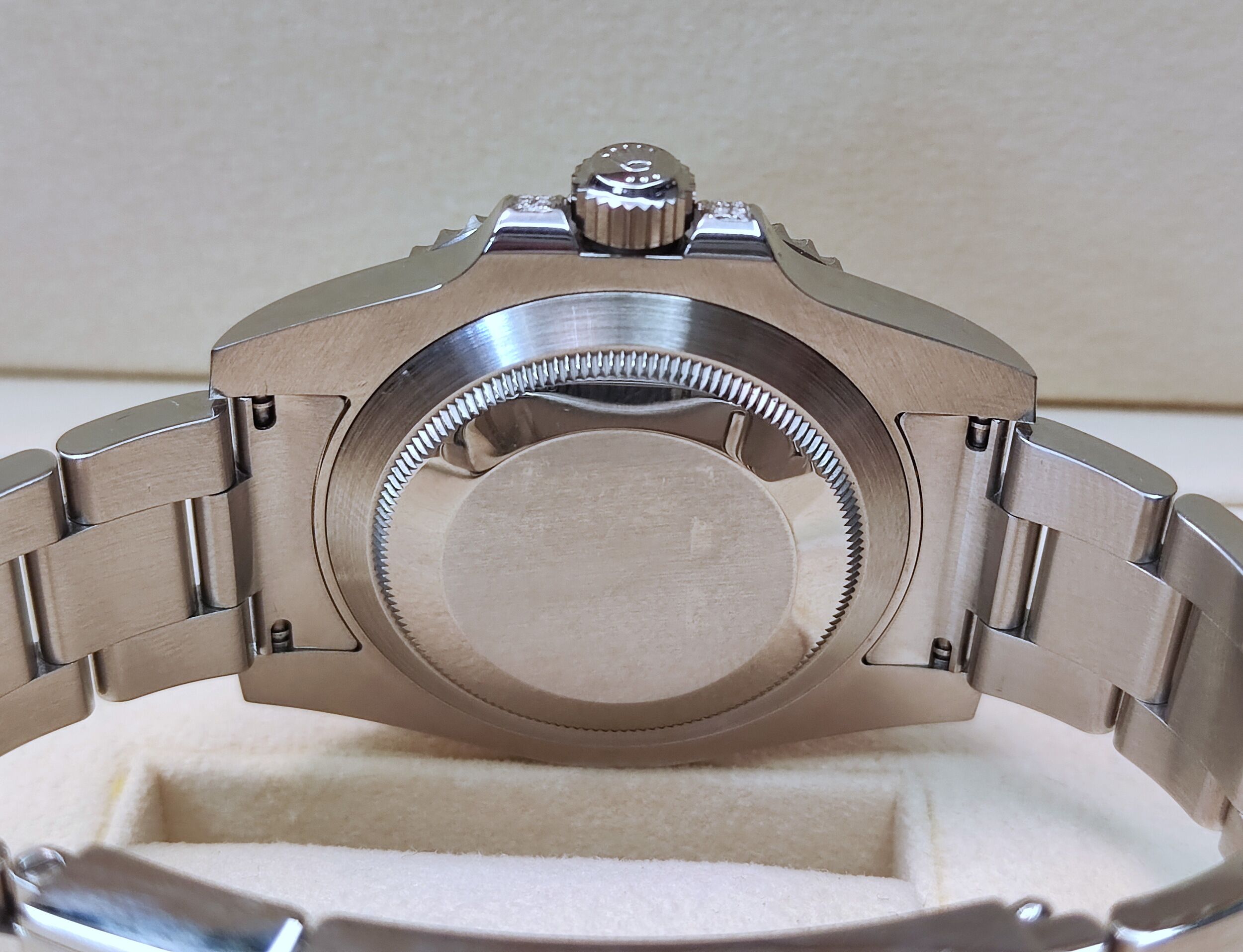 勞力士116610 黑水鬼 精鑲藍寶石外圈 鑽石 錶徑40mm 自動上鍊 渣男款~原廠盒單 116610LN 5
