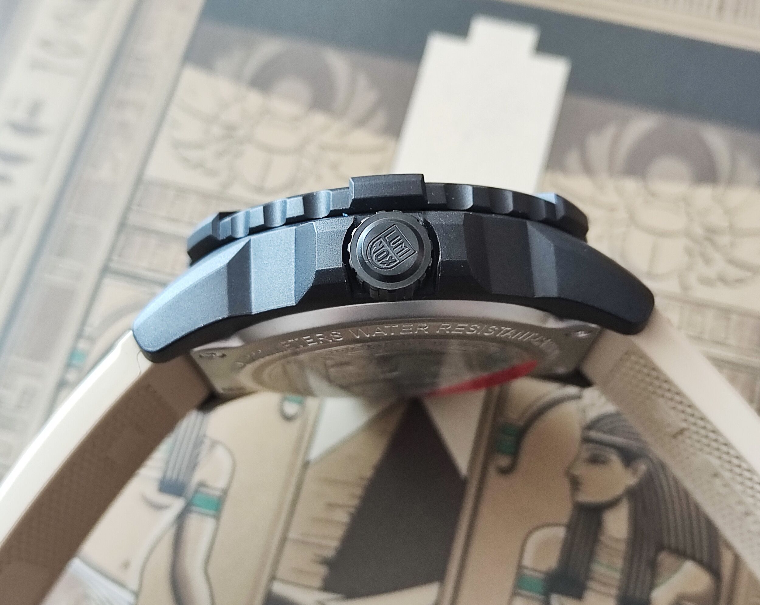 雷明時Luminox x Crown & Hour 全新 古埃及限定版 大錶徑45mm 石英機芯 限量128顆~原廠盒單 2026AD 4
