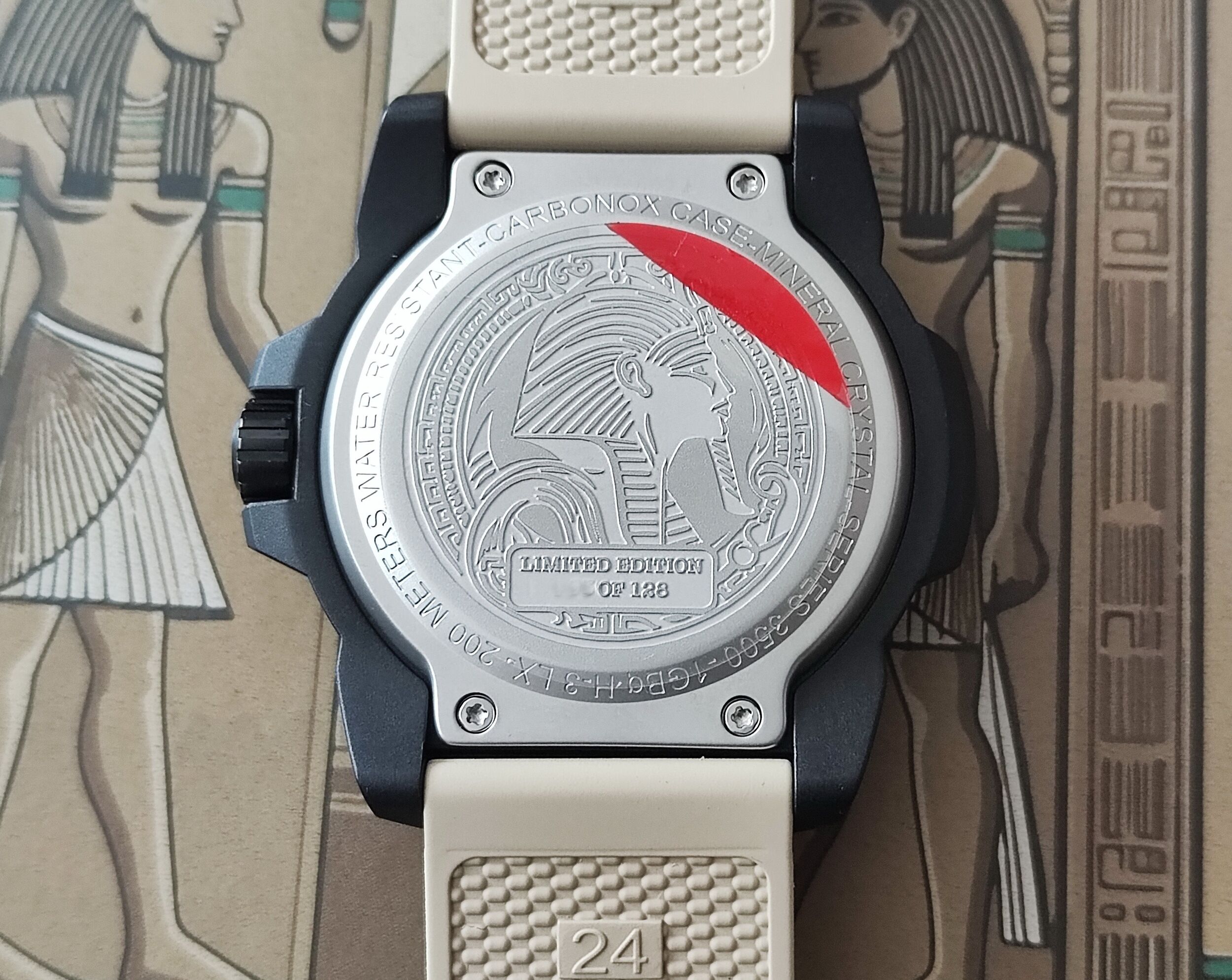 雷明時Luminox x Crown & Hour 全新 古埃及限定版 大錶徑45mm 石英機芯 限量128顆~原廠盒單 2026AD 5