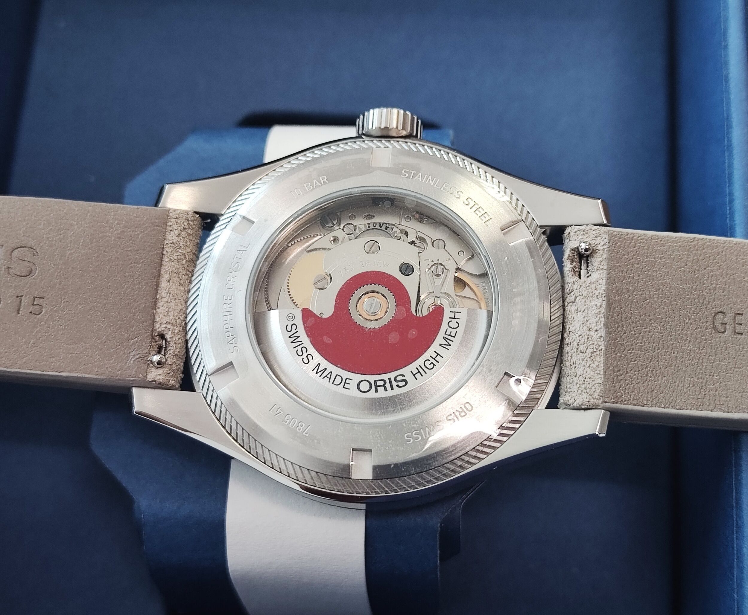 豪力時 ORIS 最新 ProPilot飛行錶 岩白灰面 錶徑41mm 自動上鍊~原廠盒單 2026AD 7