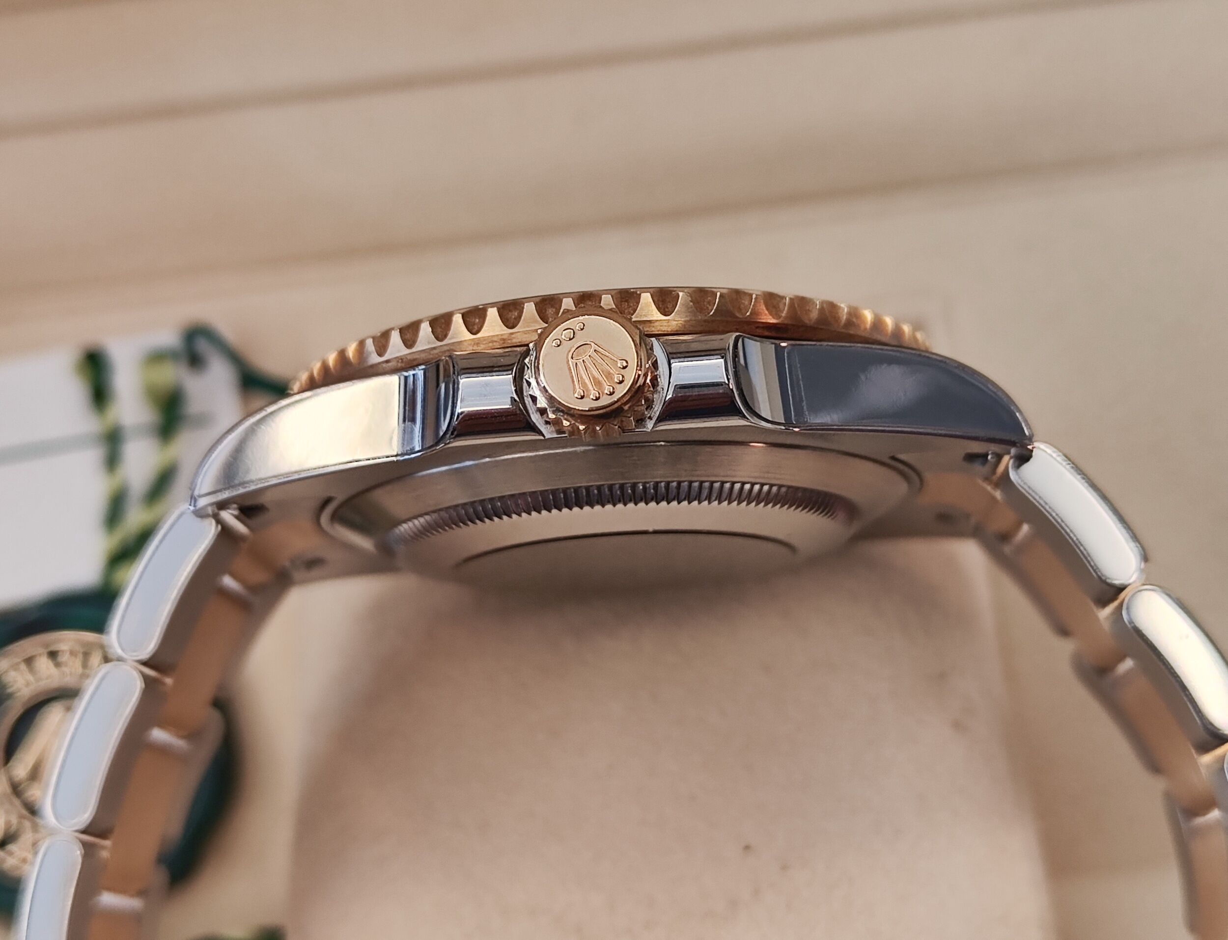 勞力士 116613 半金黑 錶徑40mm 自動上鍊 黑半金 黑水鬼 116613LN~原廠盒單 2016 126613可參考 4