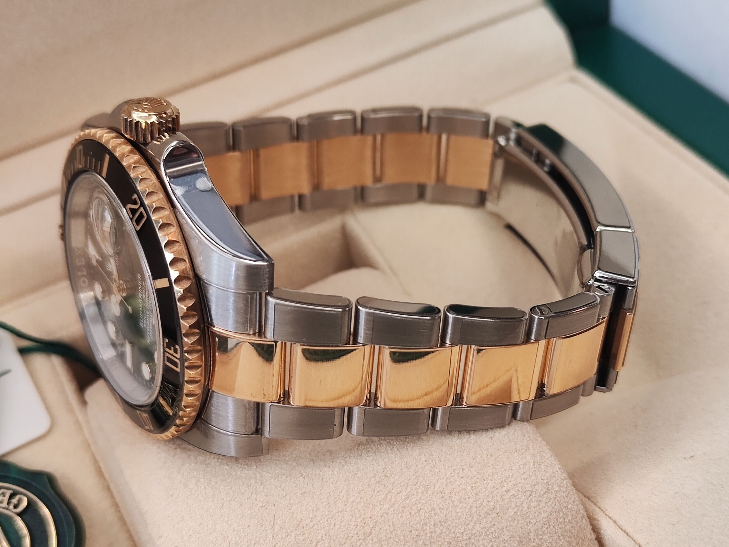 勞力士 116613 半金黑 錶徑40mm 自動上鍊 黑半金 黑水鬼 116613LN~原廠盒單 2016 126613可參考 6