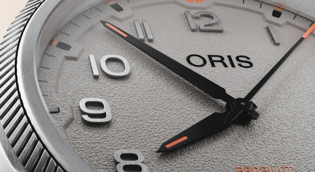 豪力時 ORIS 最新 ProPilot飛行錶 岩白灰面 錶徑41mm 自動上鍊~原廠盒單 2026AD 5
