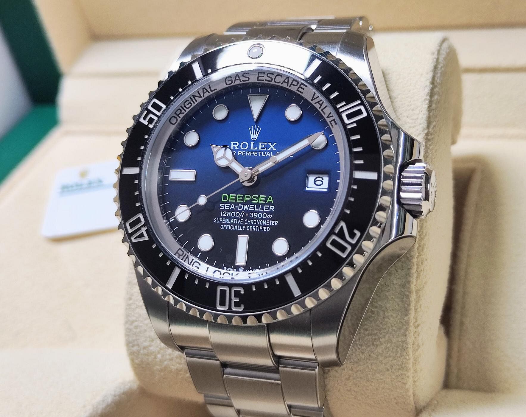勞力士 136660DB 漸藍 水鬼王 大錶徑44mm 自動上鍊 黑水鬼 136660~原廠盒單 2023 126660參考 2