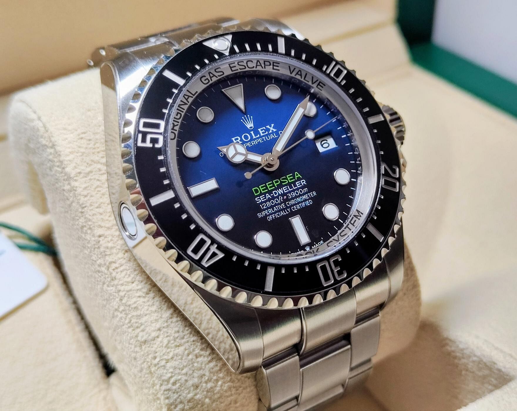 勞力士 136660DB 漸藍 水鬼王 大錶徑44mm 自動上鍊 黑水鬼 136660~原廠盒單 2023 126660參考 3