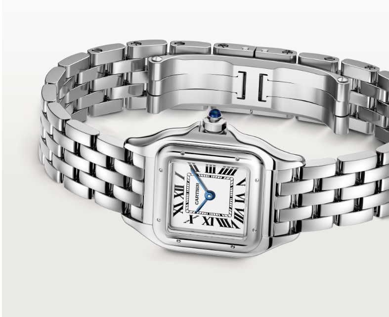 卡地亞 CARTIER 全新 美洲豹 銀色面盤 錶徑寬23*30mm 石英機芯 羅馬數字~原廠盒單 2026 4