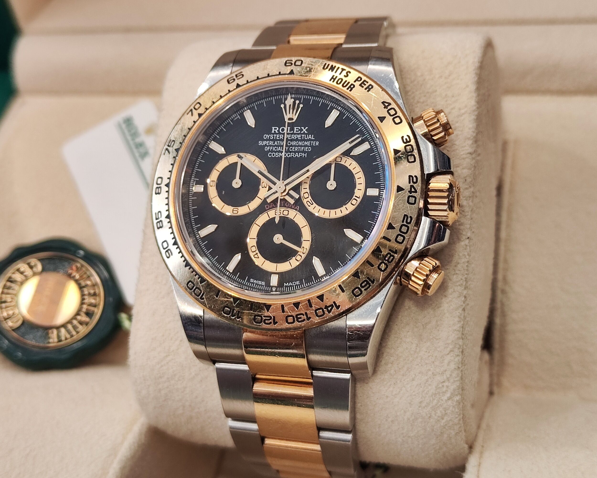 勞力士 126503 半金迪 黑面 迪通納 錶徑40mm 計時功能 DAYTONA 自動上鍊~原廠盒單 2025 2