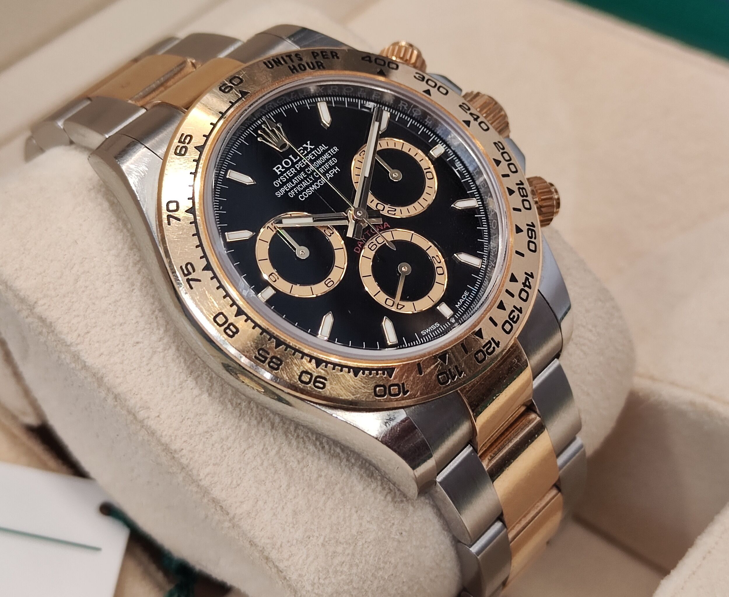 勞力士 126503 半金迪 黑面 迪通納 錶徑40mm 計時功能 DAYTONA 自動上鍊~原廠盒單 2025 3