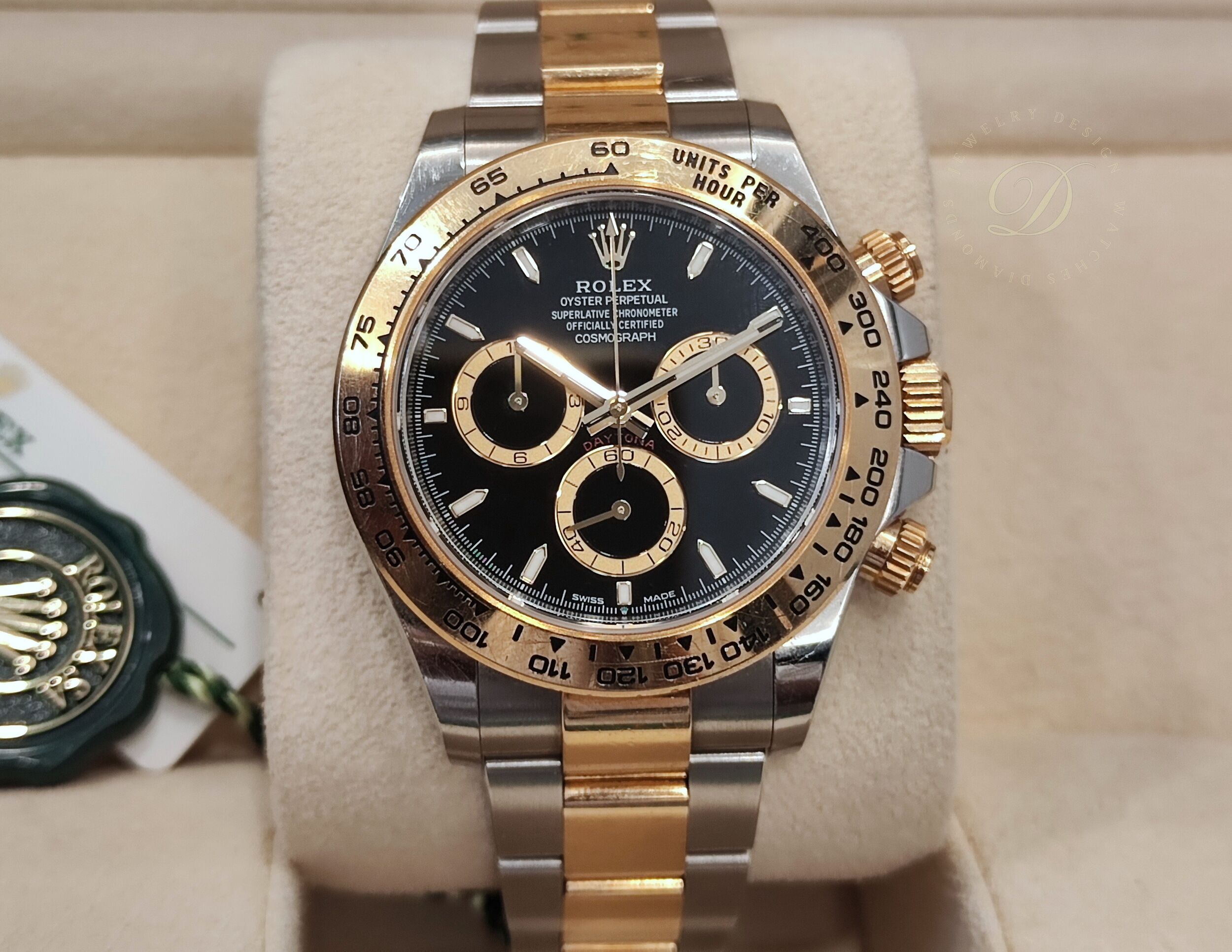 勞力士 126503 半金迪 黑面 迪通納 錶徑40mm 計時功能 DAYTONA 自動上鍊~原廠盒單 2025