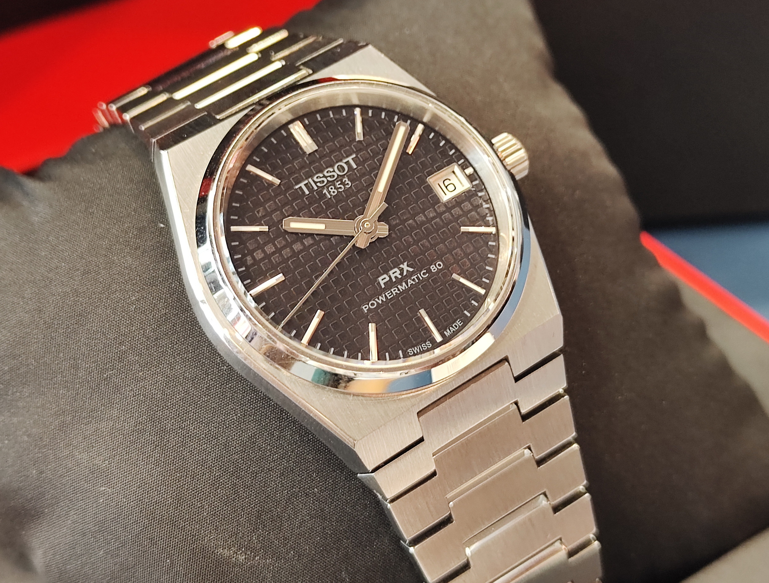 TISSOT 天梭 PRX 黑色面盤 錶徑35mm 自動上鍊~原廠保單 2025AD 3