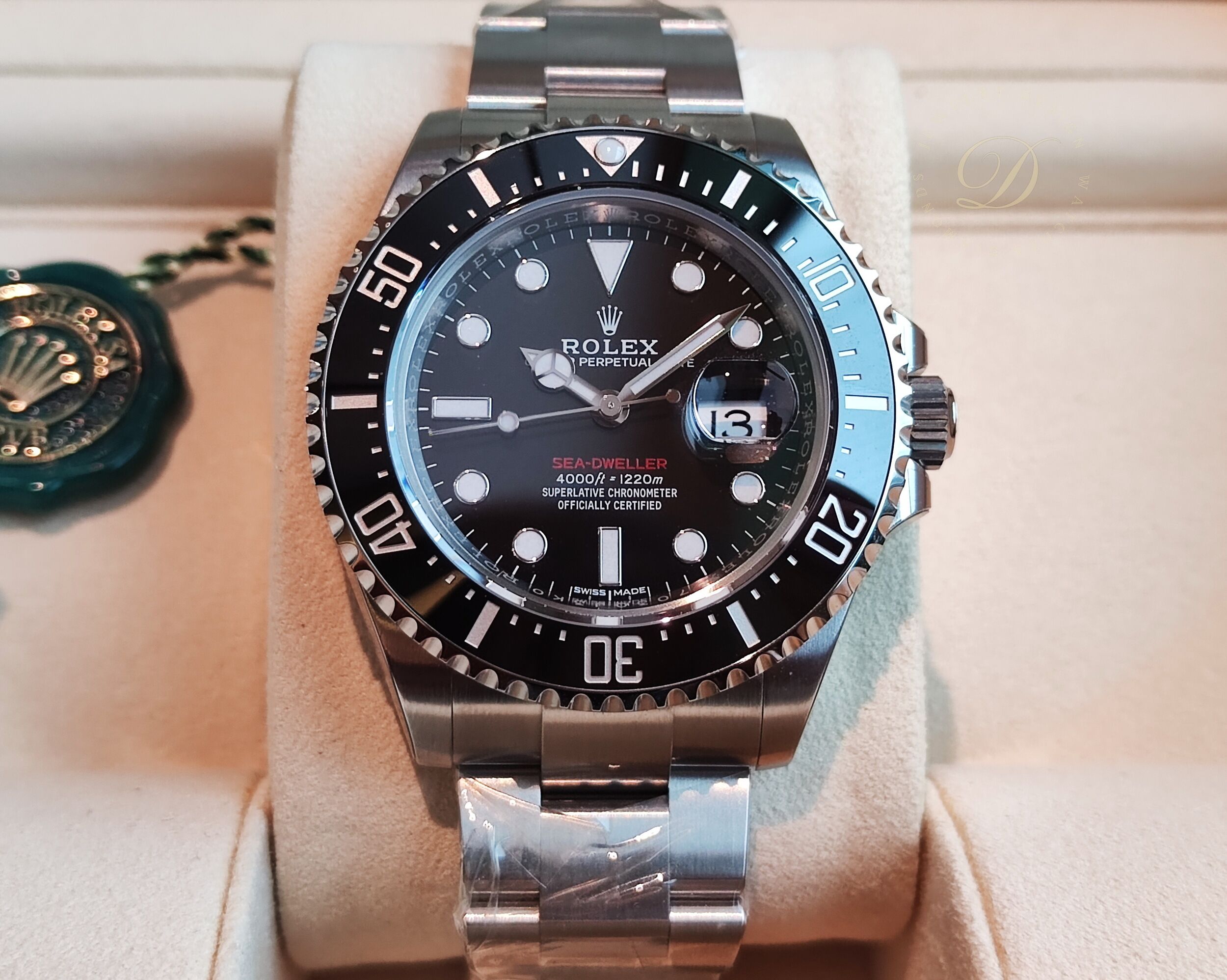 勞力士 全新 126600 紅字海使 MK1無皇冠 大錶徑43mm 自動上鍊 陶瓷圈 全膠膜~原廠盒單 未使用品