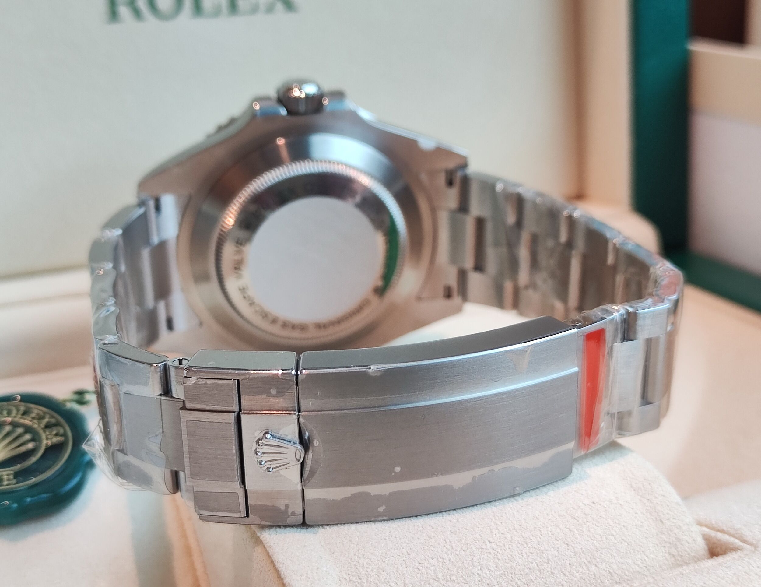 勞力士 全新 126600 紅字海使 MK1無皇冠 大錶徑43mm 自動上鍊 陶瓷圈 全膠膜~原廠盒單 未使用品 8